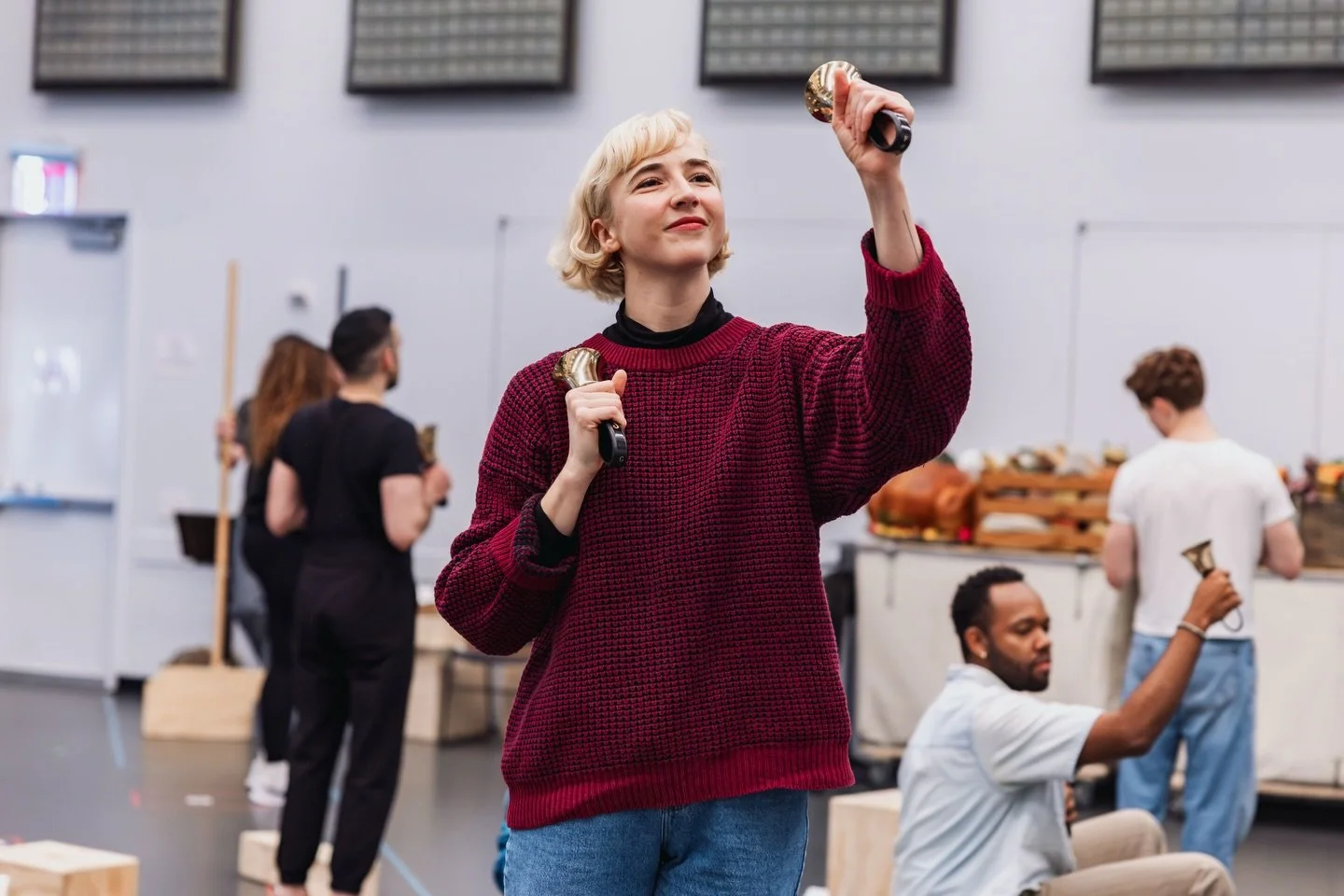 Happy opening to A Christmas Carol at @pac_nyc !! I loved being in this rehearsal room back in October!! 

📸 shot for @pac_nyc