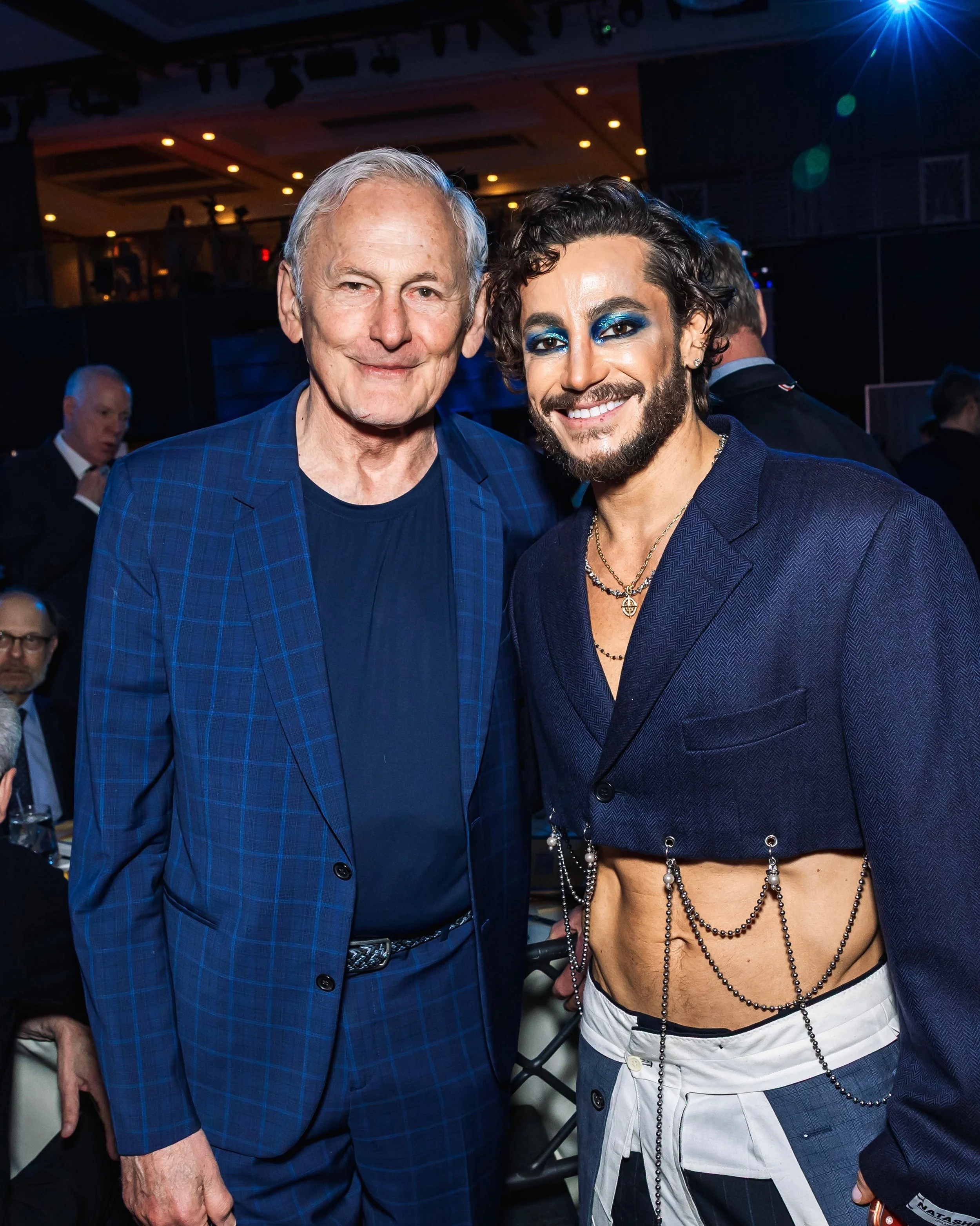 Victor Garber 🤝🏼 Victor Garber (@titaniquemusical edition) 🛳️

📸 shot for @dramaleague at the Drama League Awards last week