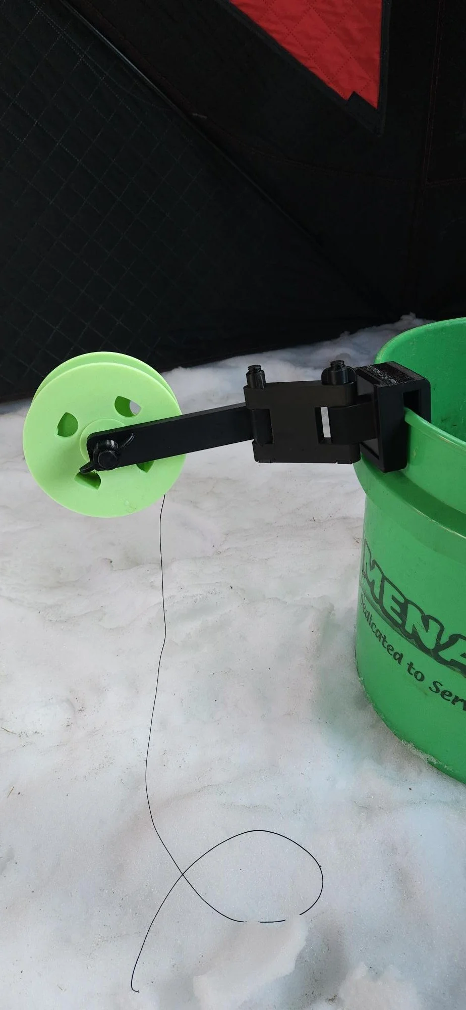 Bucket Mount Rattle Reel Combo