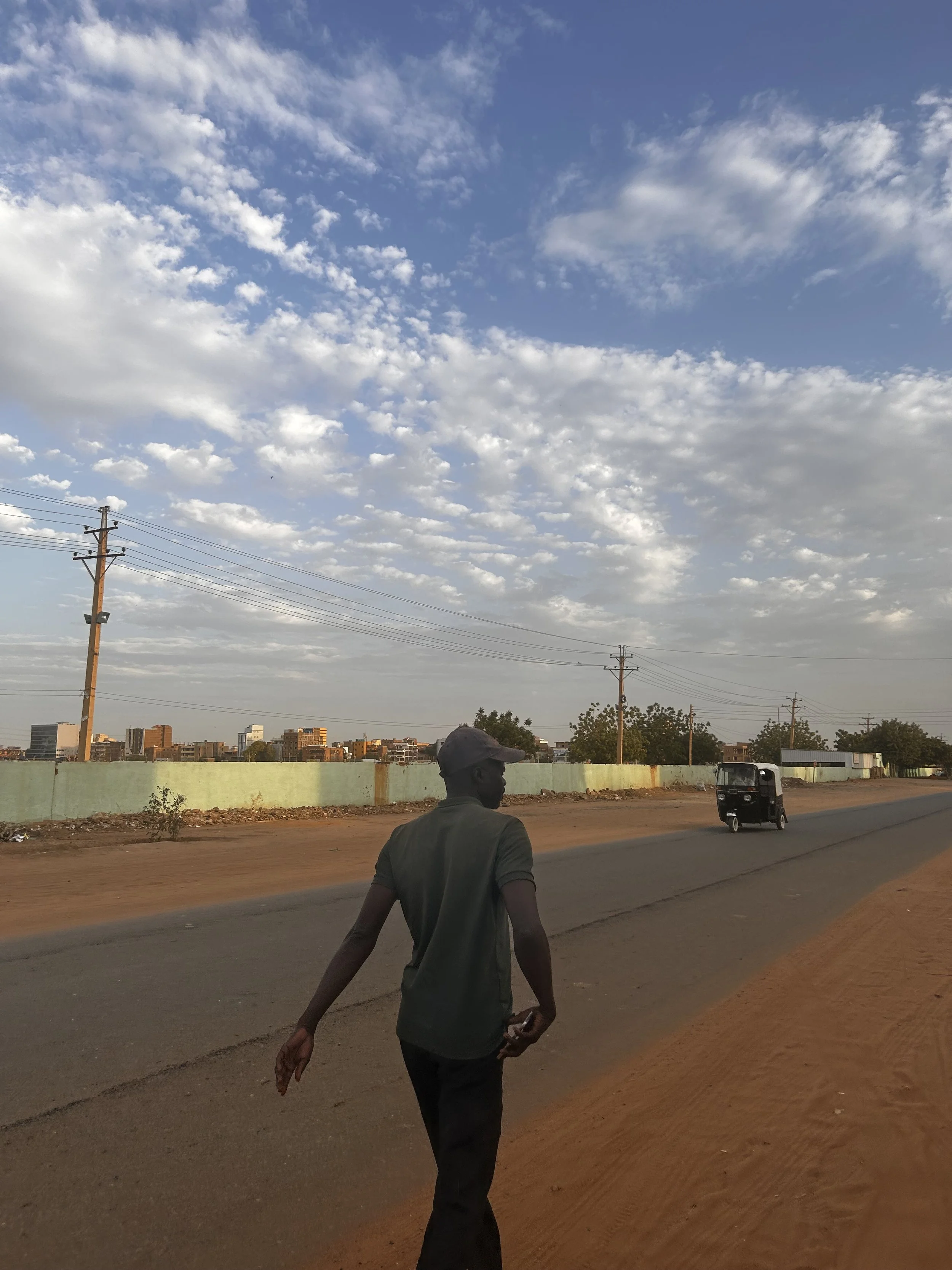 in front of farouq cemetary, khartoum. march 19, 2023. 