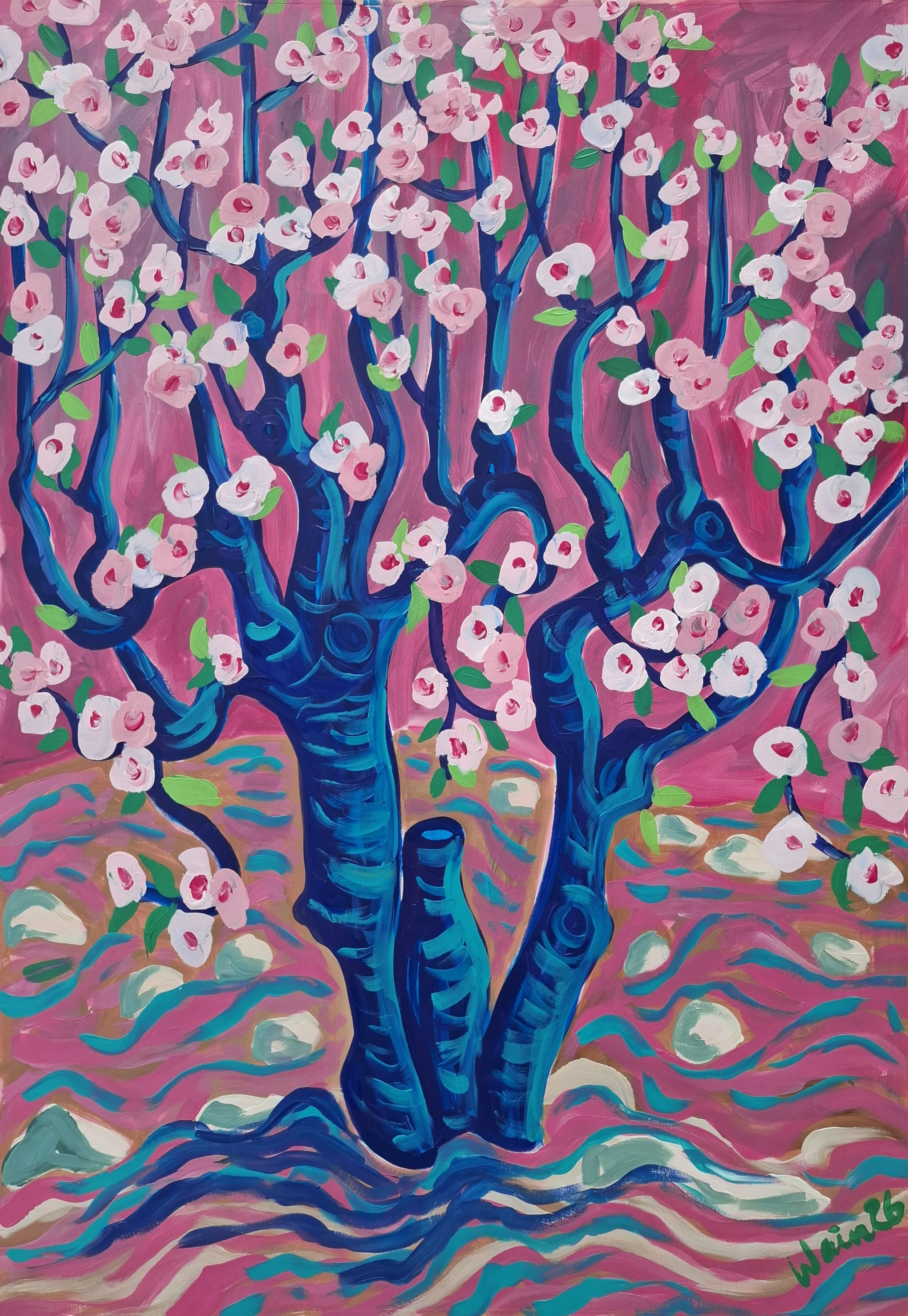 kirsty wain almond blossom painting.jpg