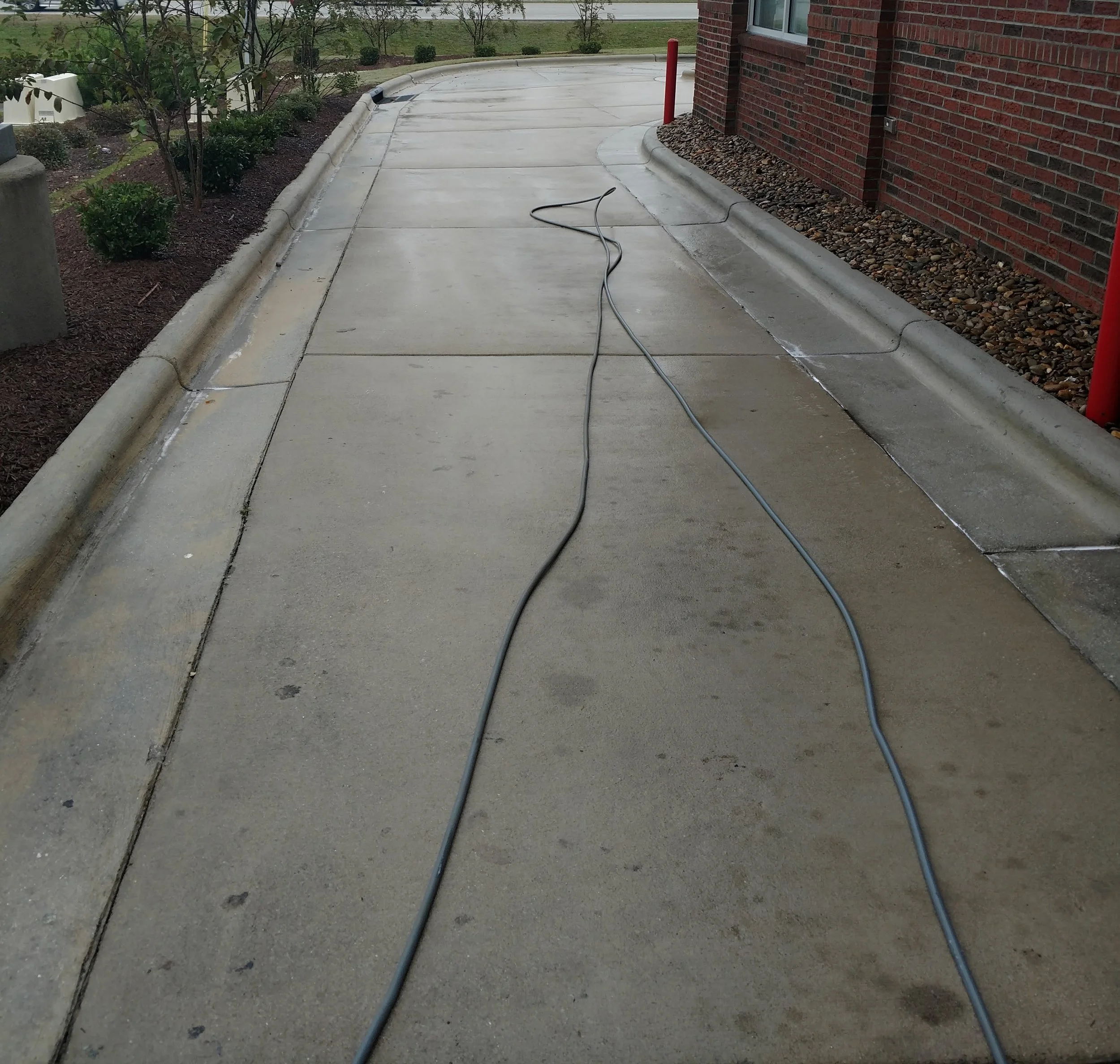 Drive-thru cleaning