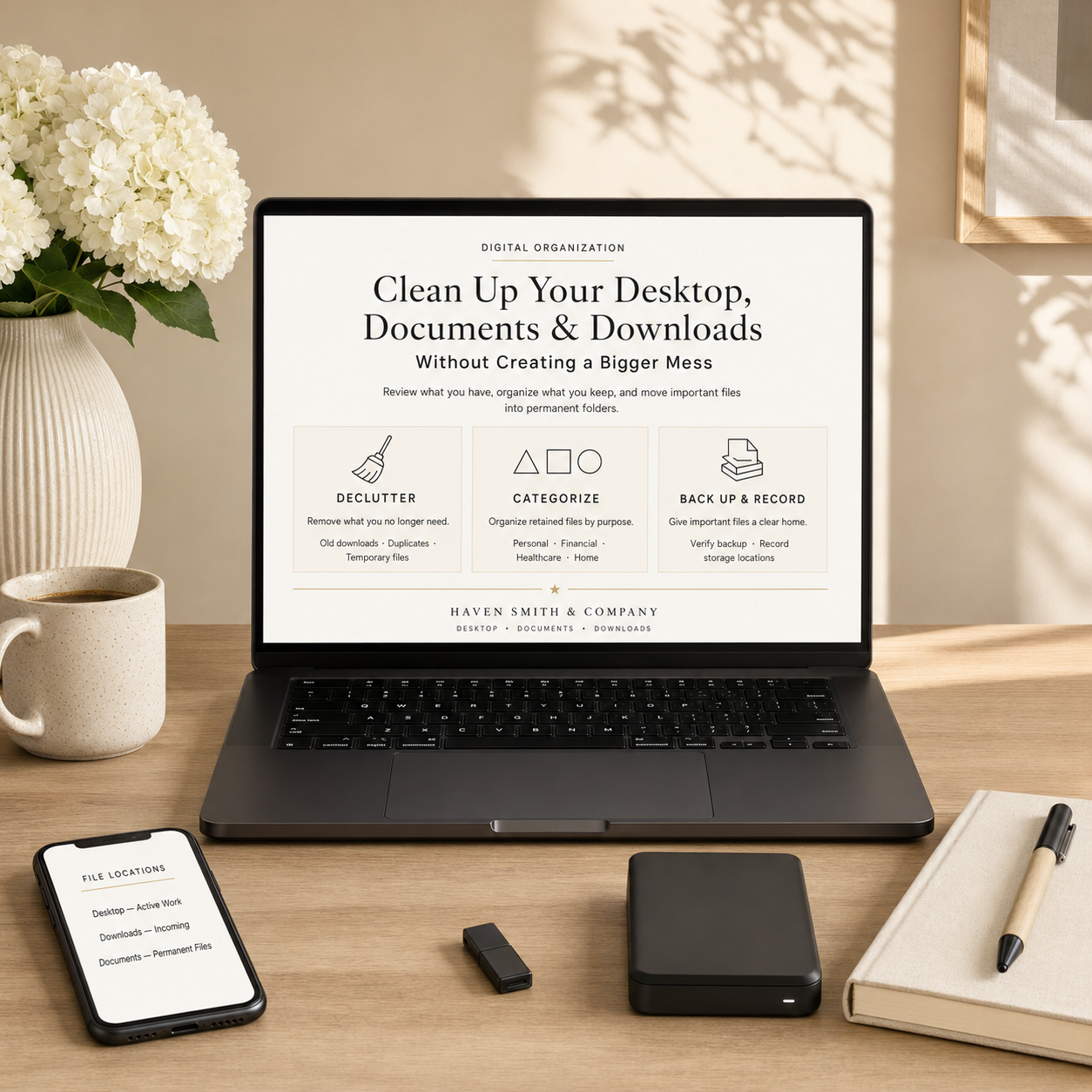 How to Clean Up Your Desktop, Documents, and Downloads Without Creating a Bigger Mess