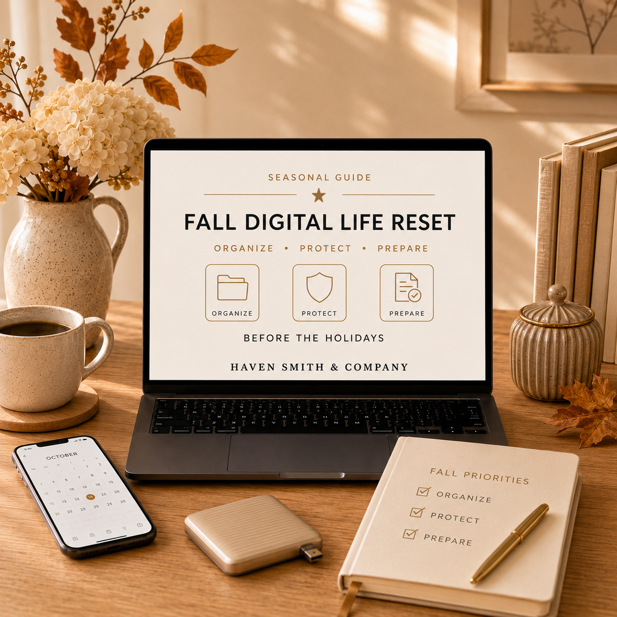 The Fall Digital Life Reset: Organize, Protect, and Prepare Before the Holidays