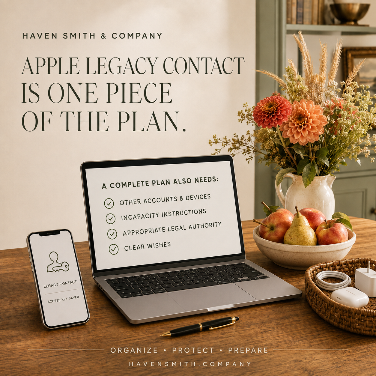 Why an Apple Legacy Contact Is Not a Complete Digital Estate Plan