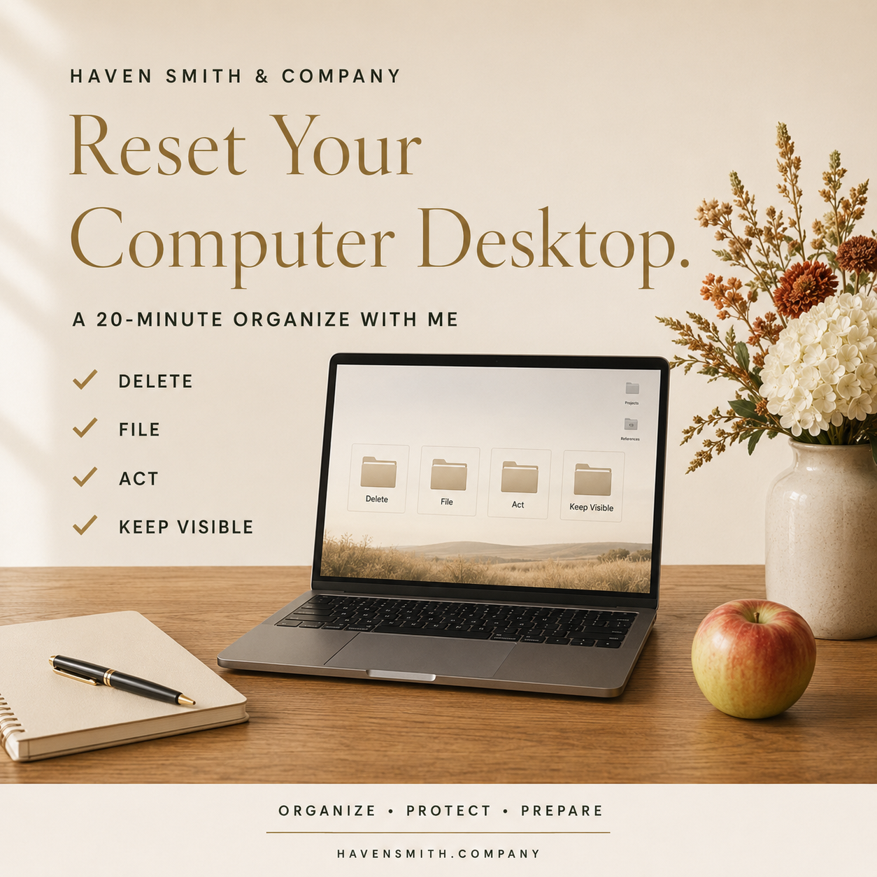 Organize With Me: Reset Your Computer Desktop Without Creating Another Junk Folder
