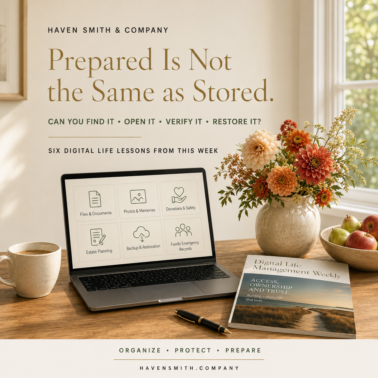 Prepared Is Not the Same as Stored: Six Digital Life Lessons From This Week