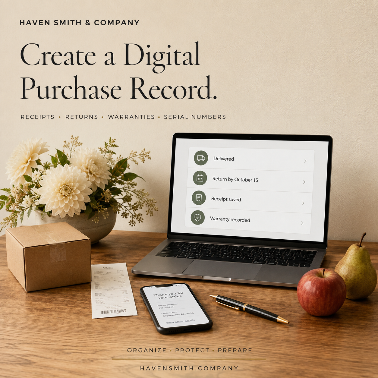 Create a Digital Purchase Record Before You Need a Receipt, Return, or Warranty