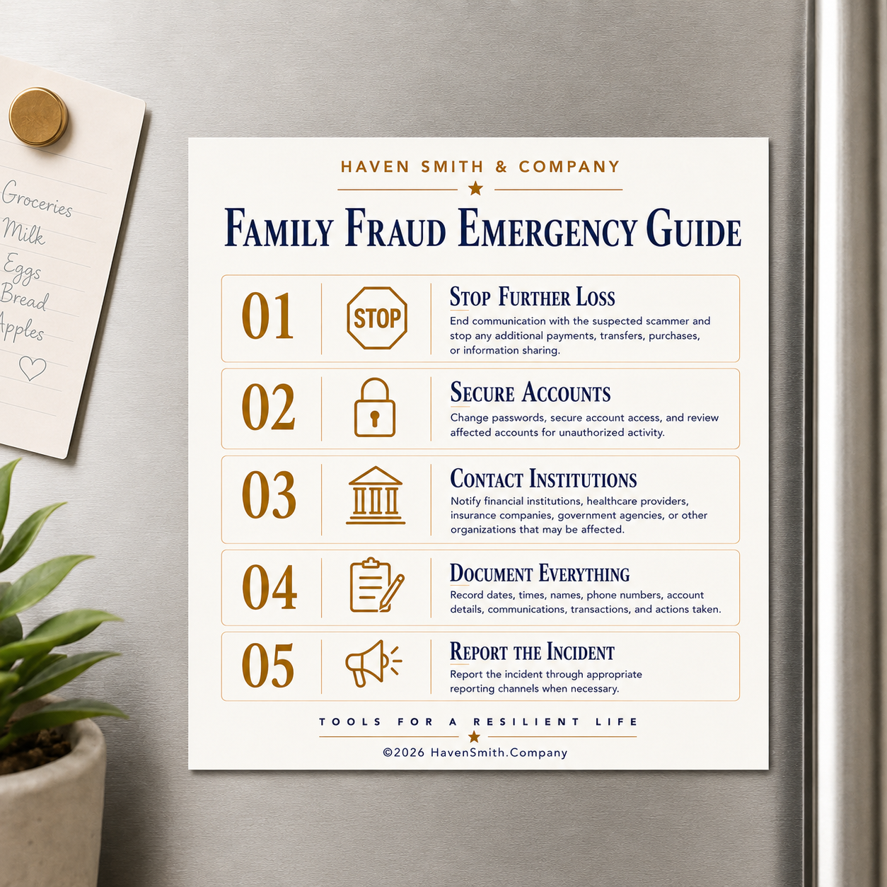 Family Fraud Emergency Guide Magnet Fridge 2.png