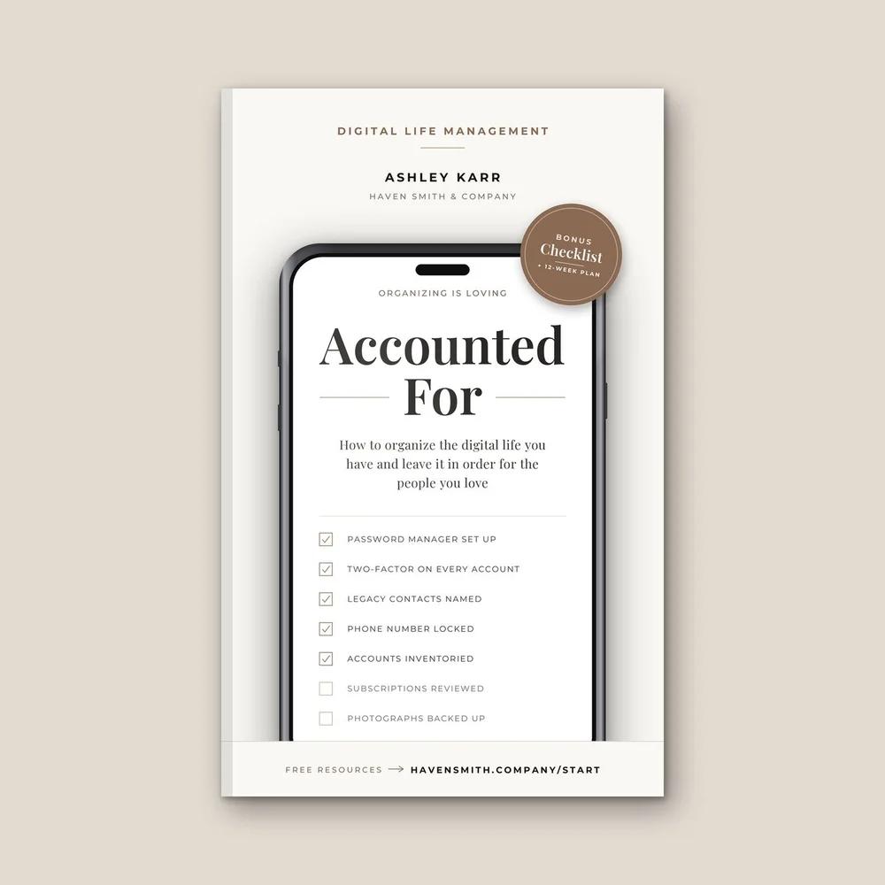 The cover of Accounted For.