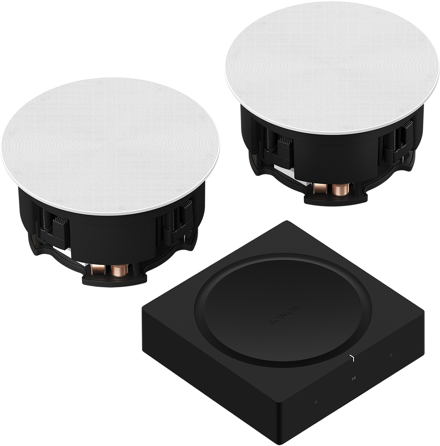 In-Ceiling 6” Pair with Amp Sonos Bundle