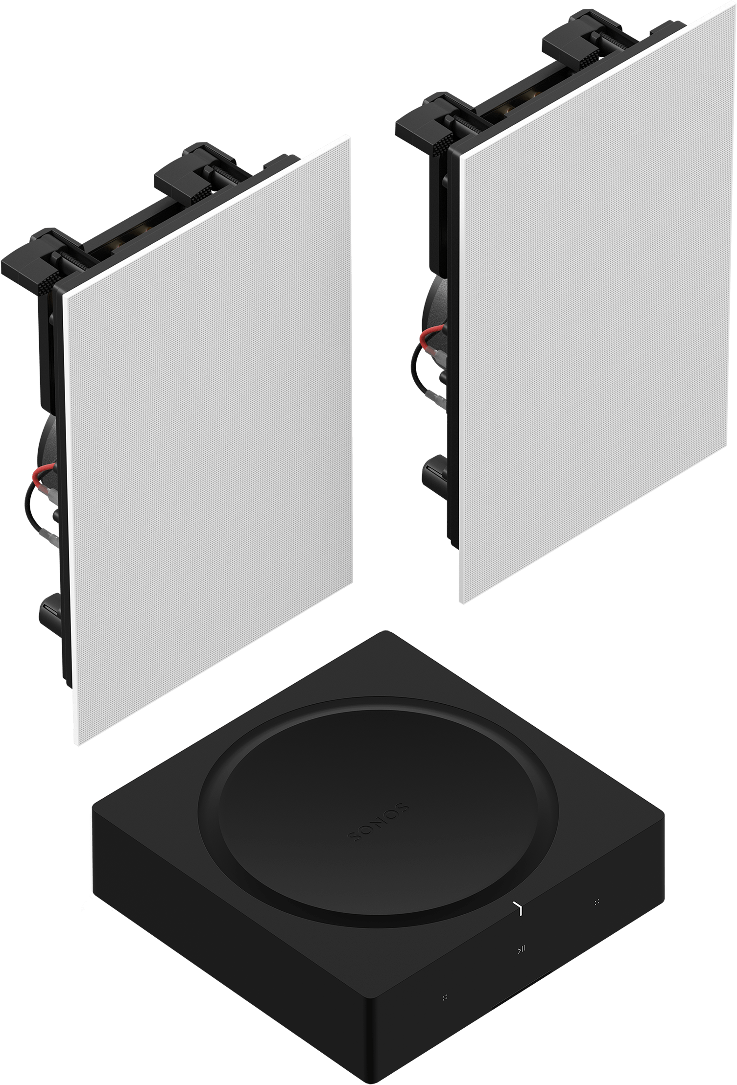 In-Wall Pair with Amp Sonos Bundle