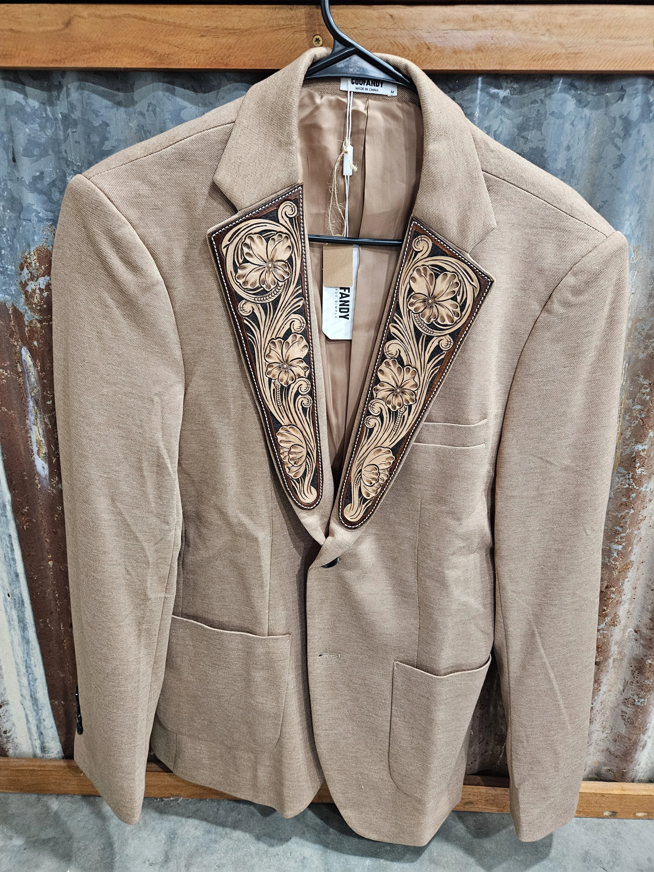 Tan Blazer Men's Medium