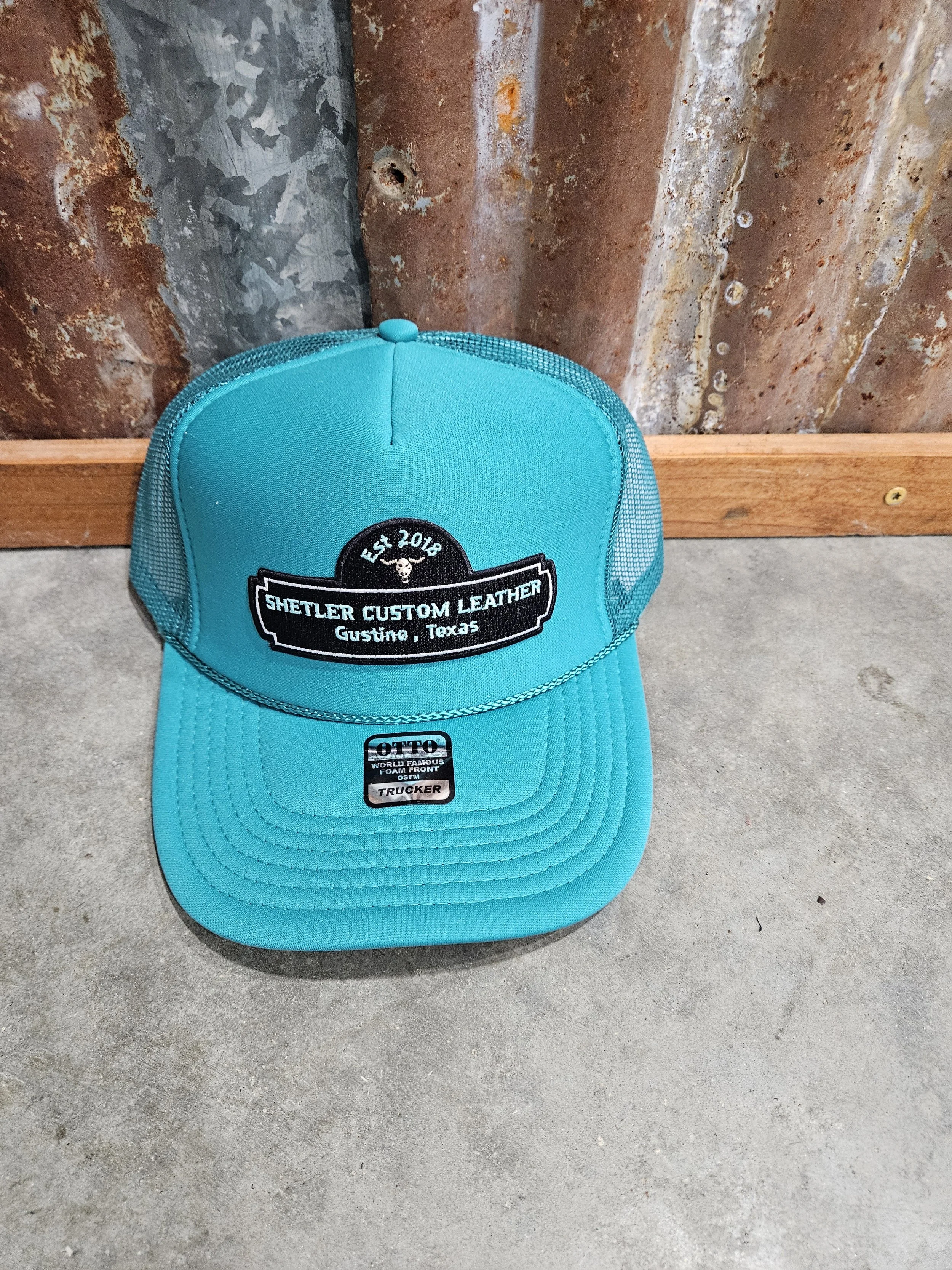 Green Turquoise Otto Trucker Cap