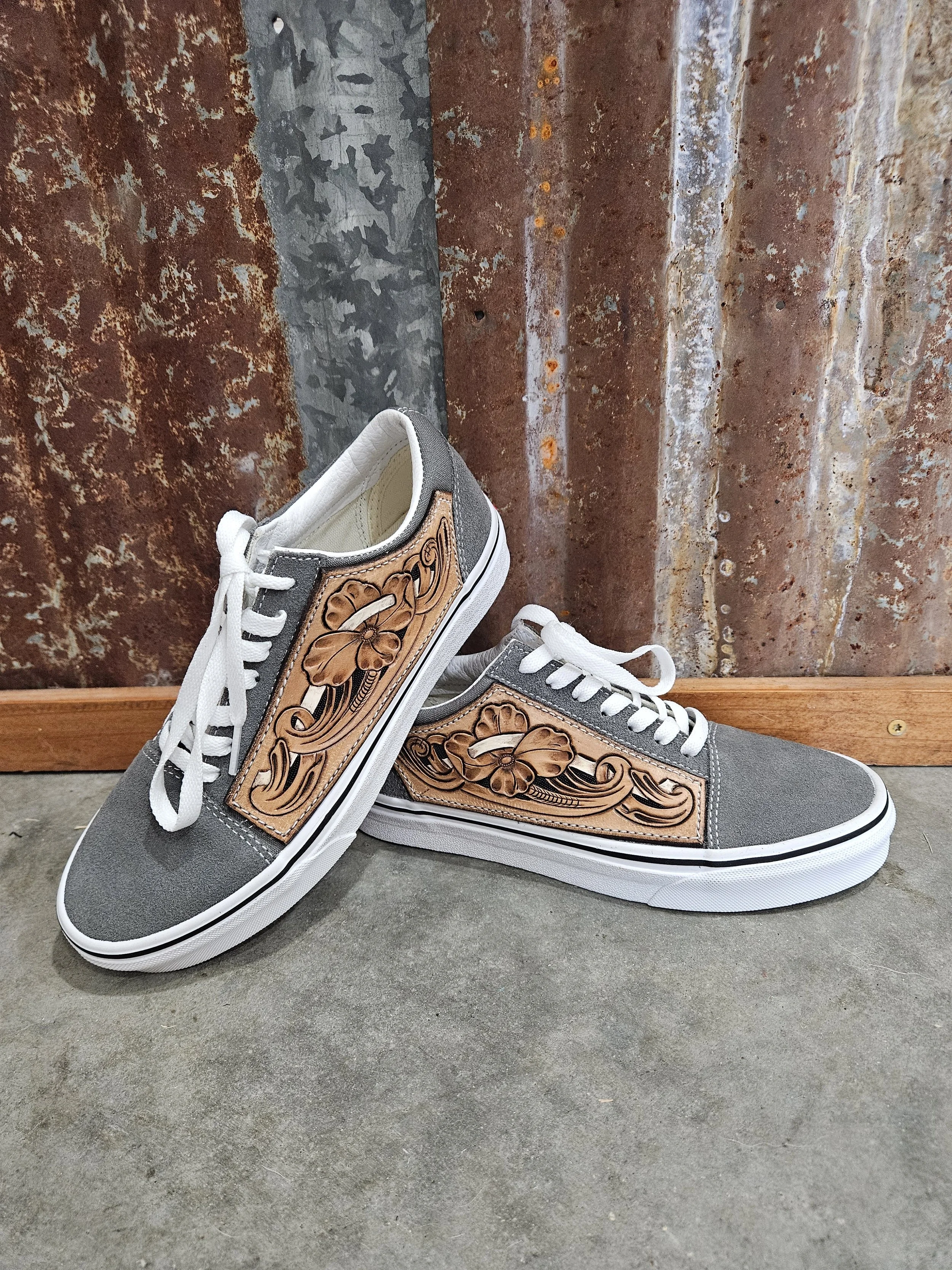 Gray Vans Women's 7