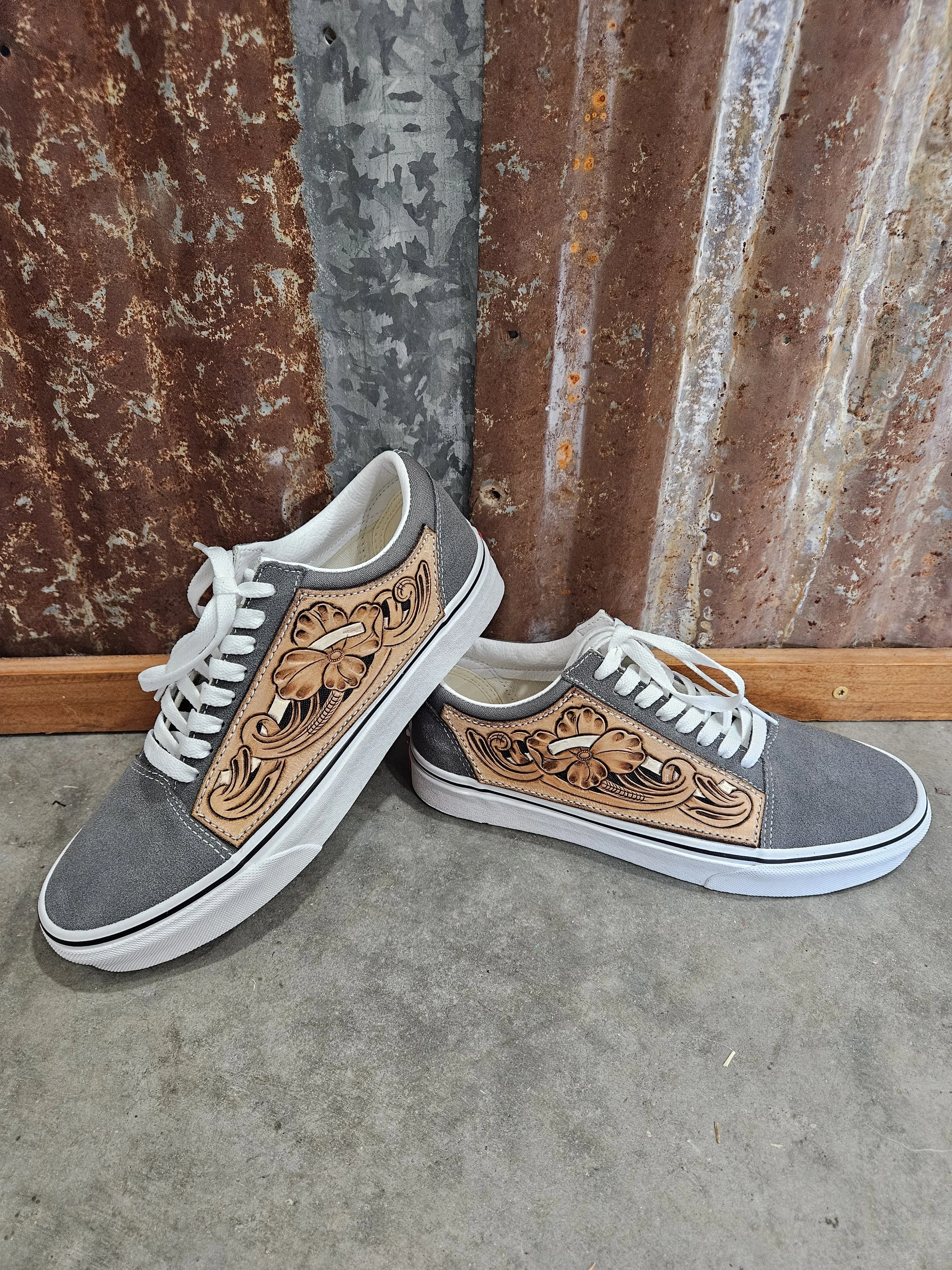 Gray Vans Women's 9