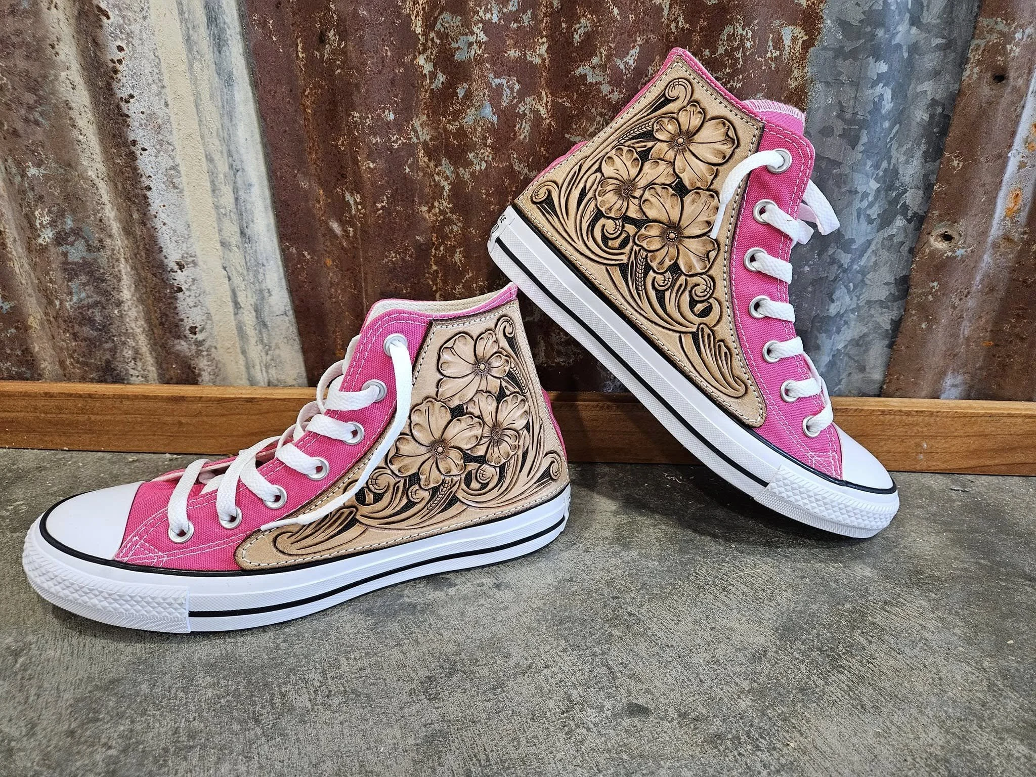 Pink Converse Women's 8