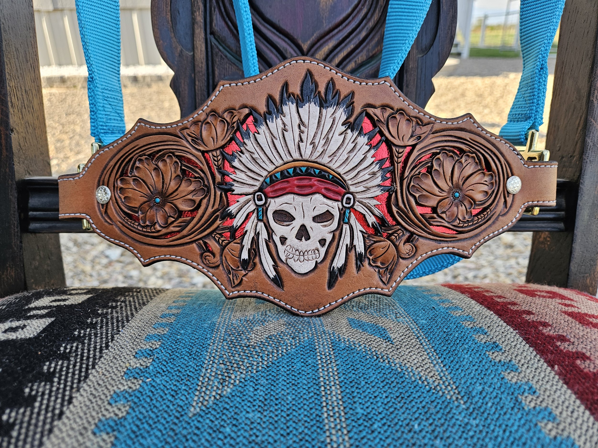 Indian Skull Horse Halter