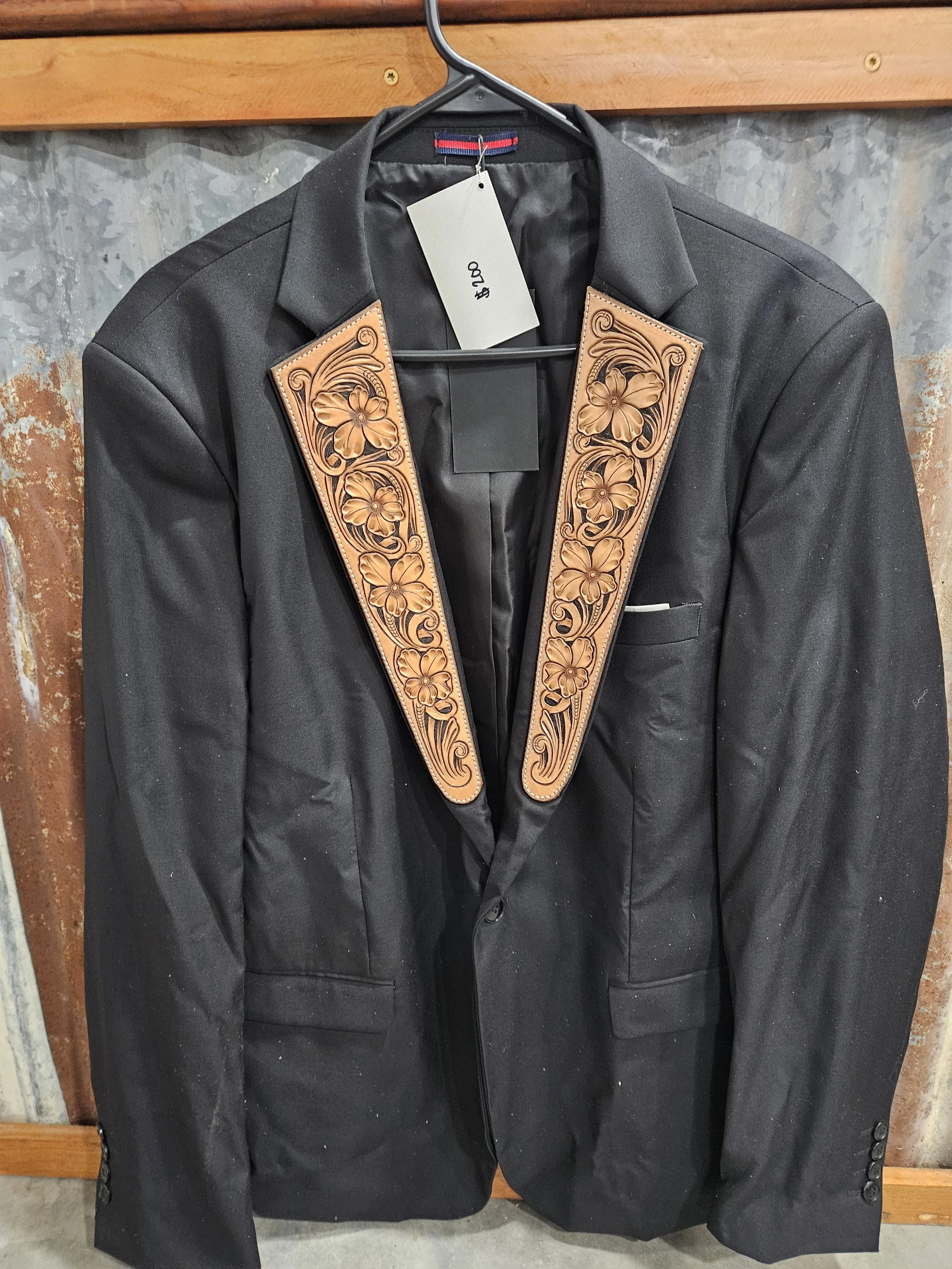 Black and Natural Blazer Men's XL