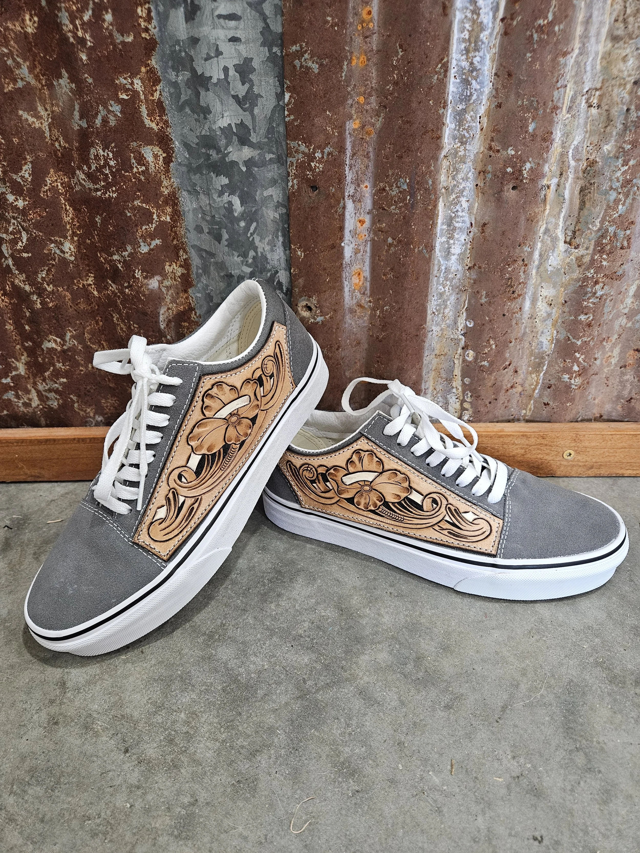 Gray Vans Women's 8