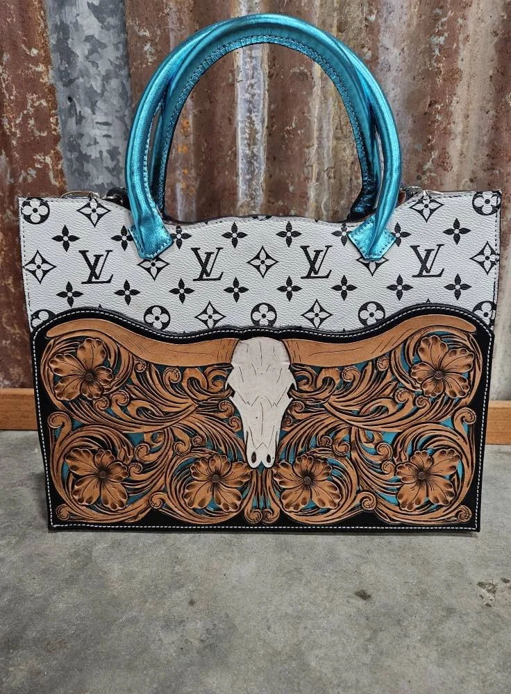 Longhorn Faux LV Tote