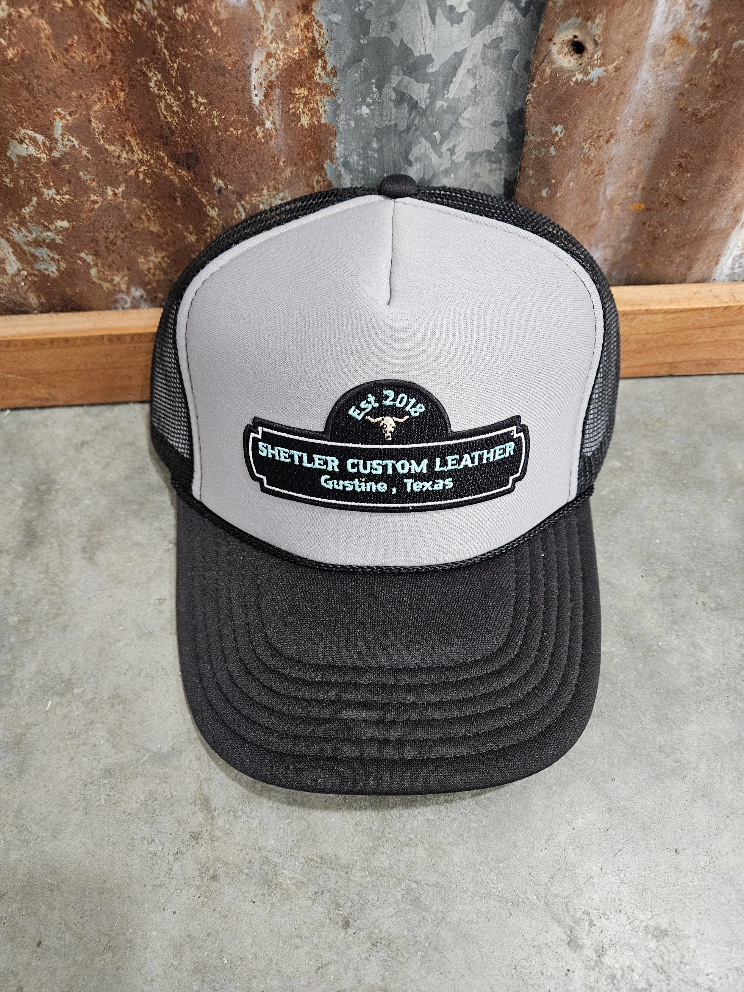 Black and Grey Otto Trucker Cap