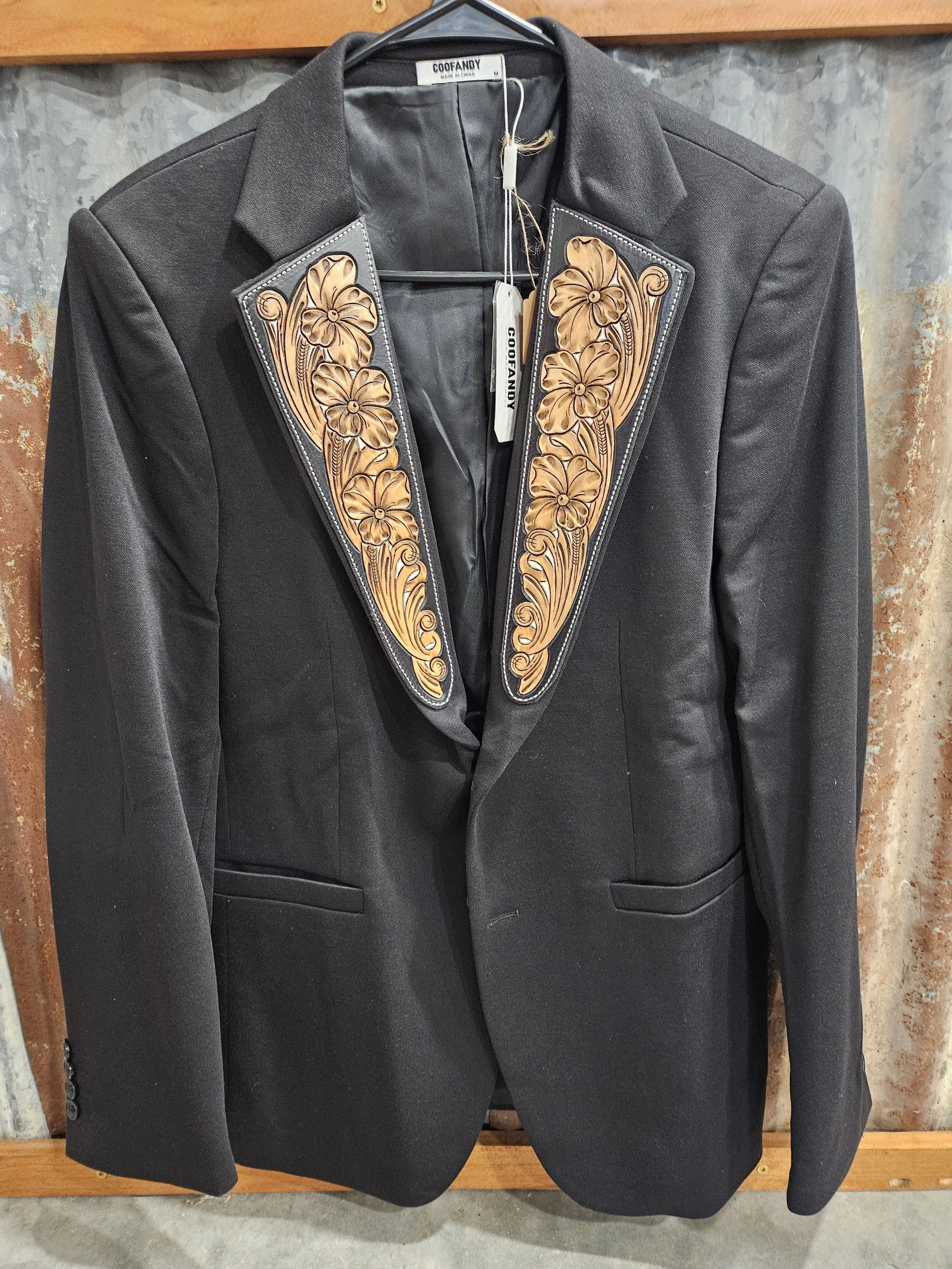 Black and White Blazer Men's Medium