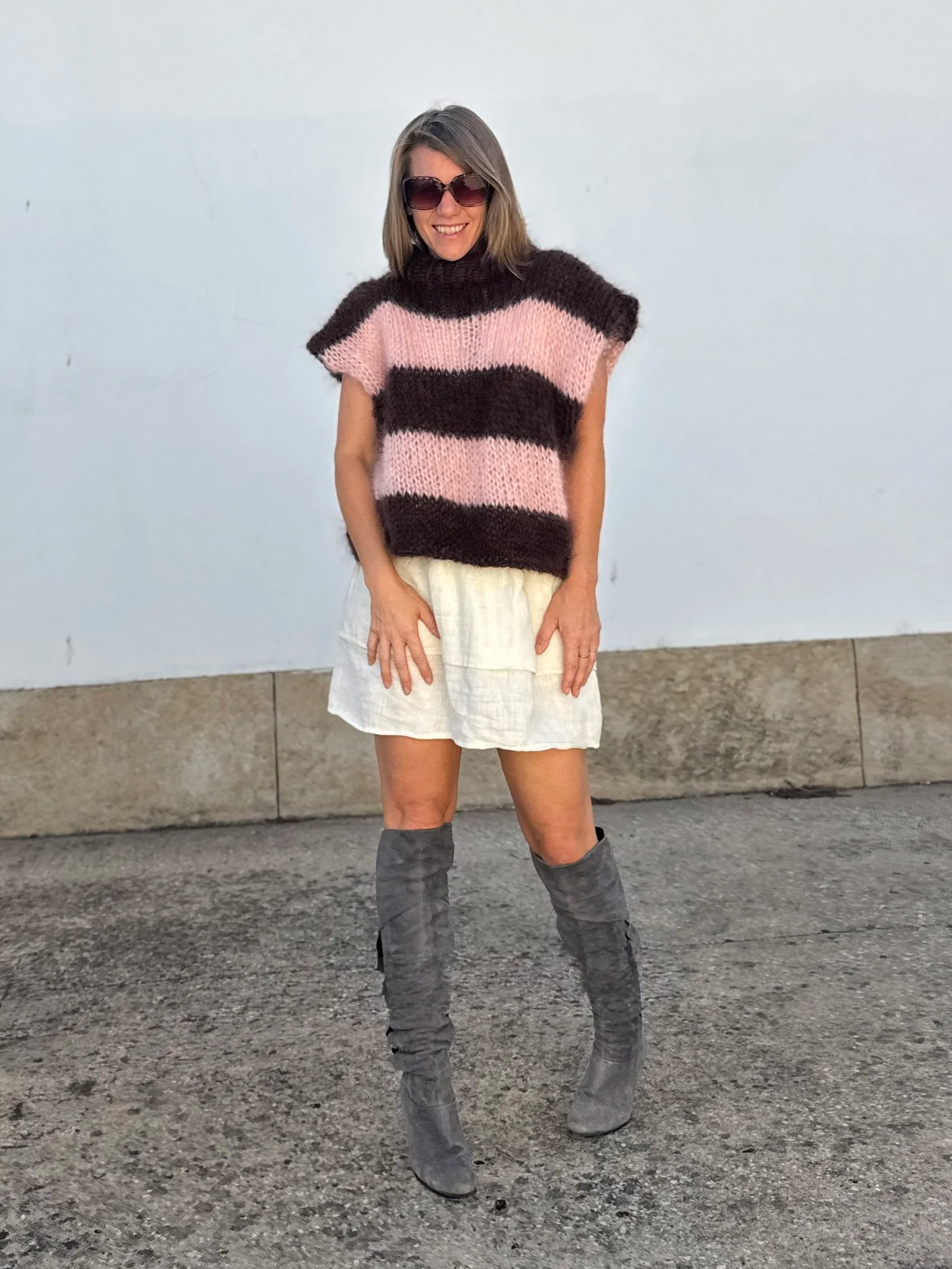 Mohair Spencer Brown - Rose