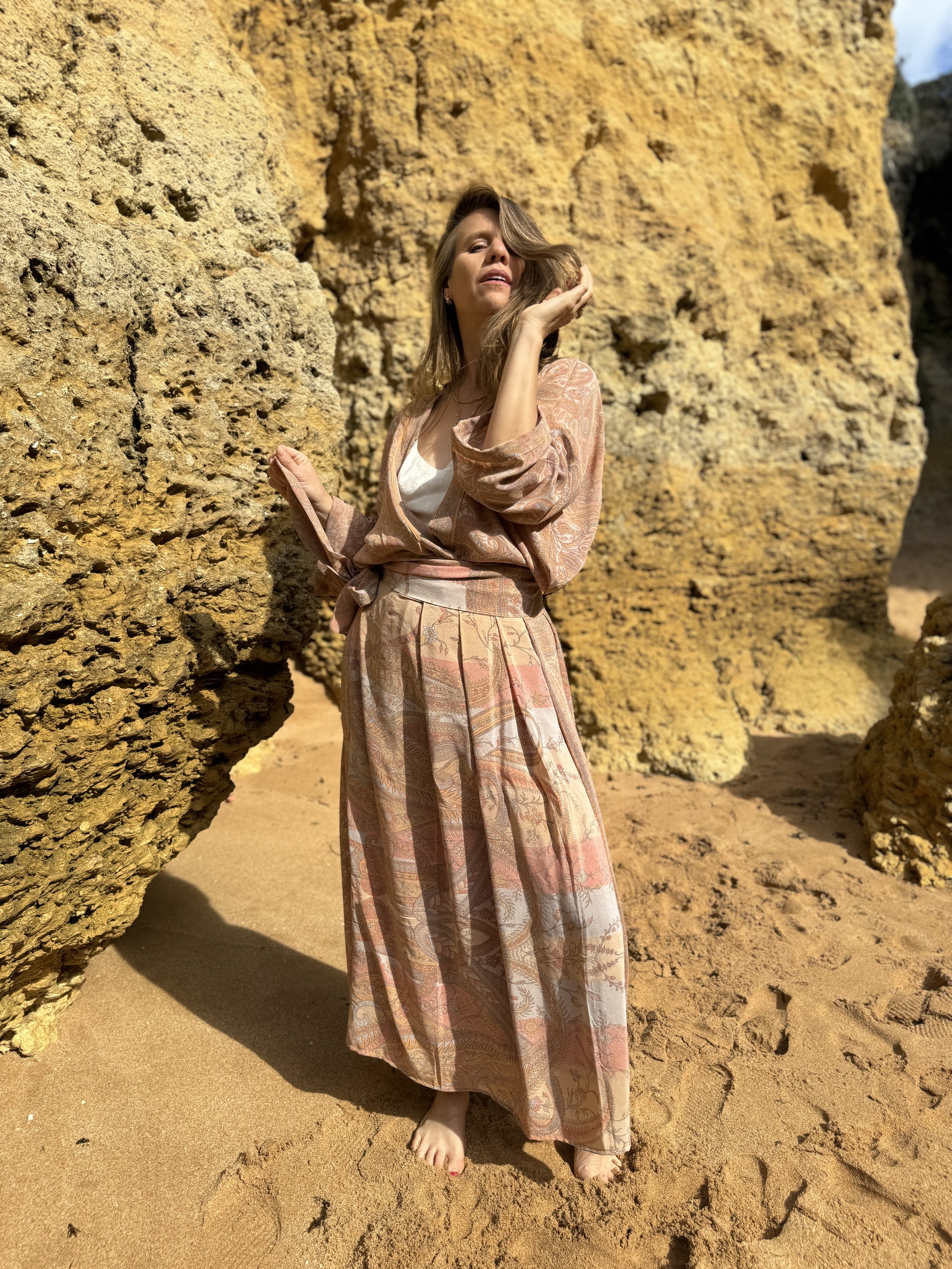 silk skirt and kimono jeya dai portugal dutch design