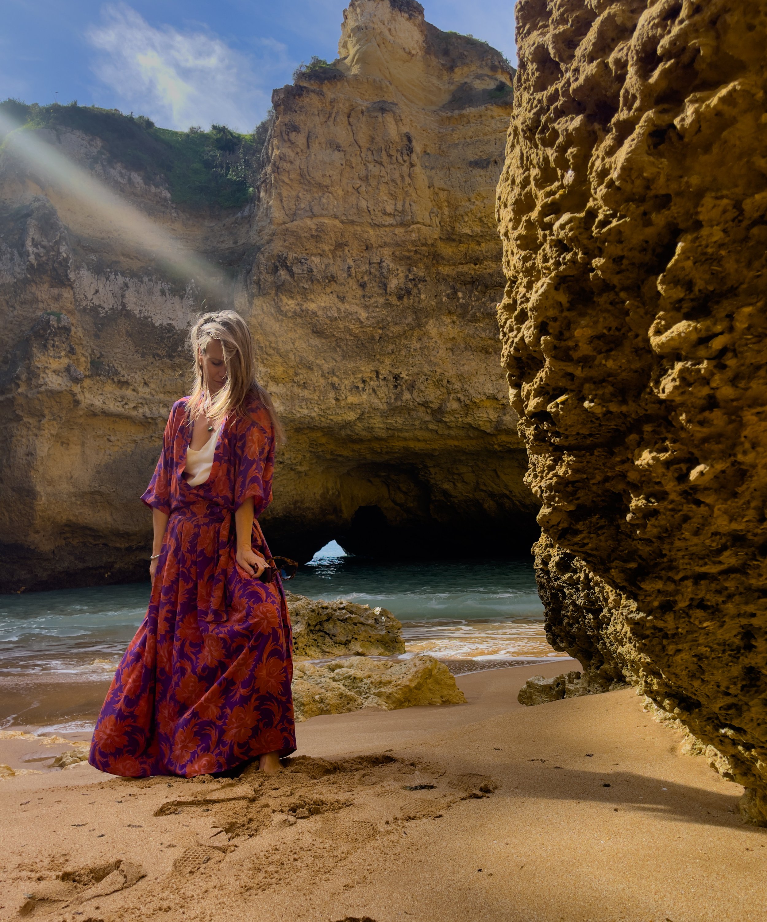 crepe silk skirt and kimono custom made jeya dai portugal dutch design