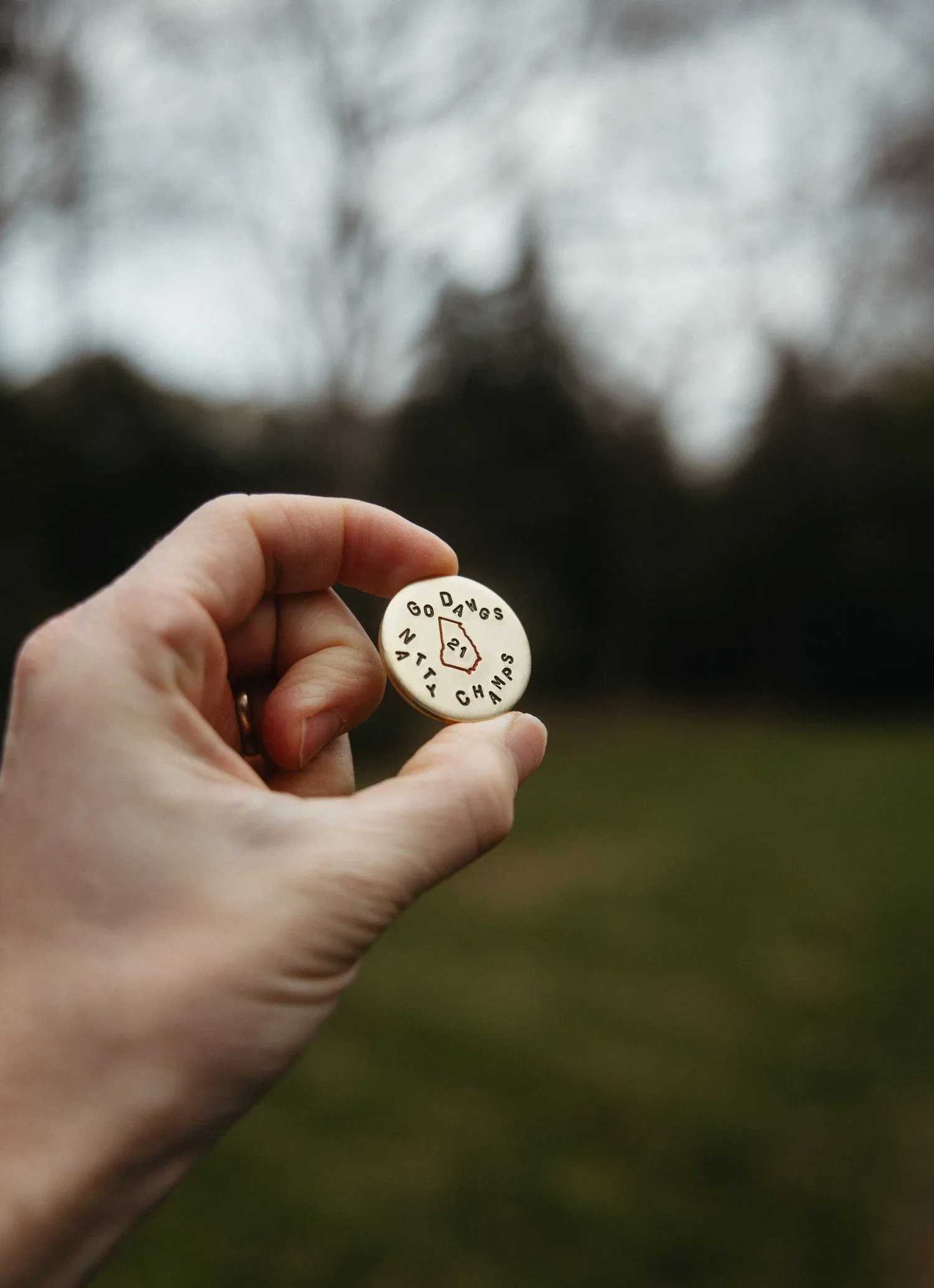 Custom Golf Ball Marker for UGA Football