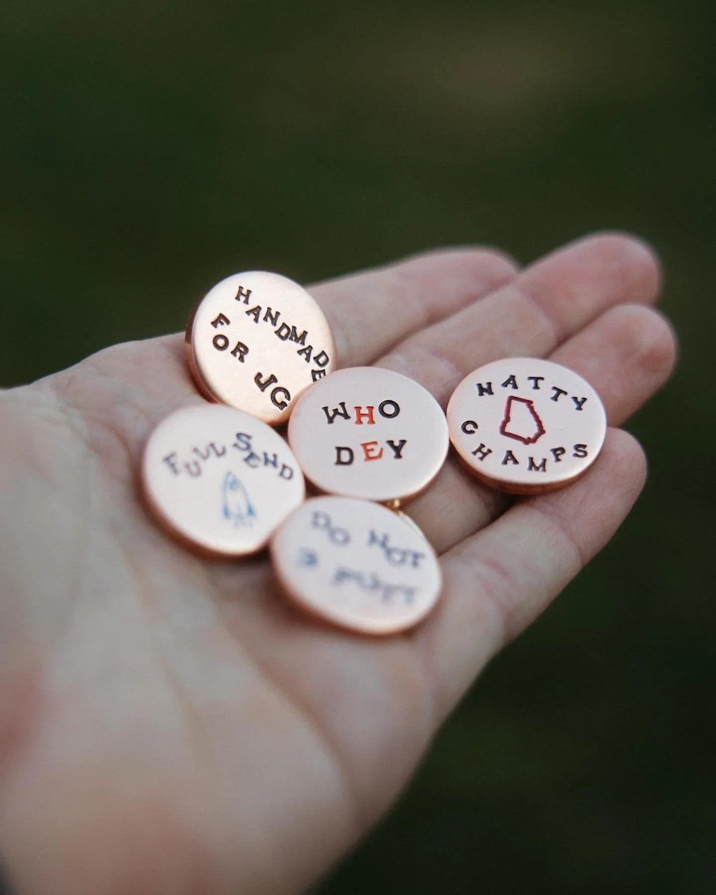 Custom Hand Stamped Ball Marker