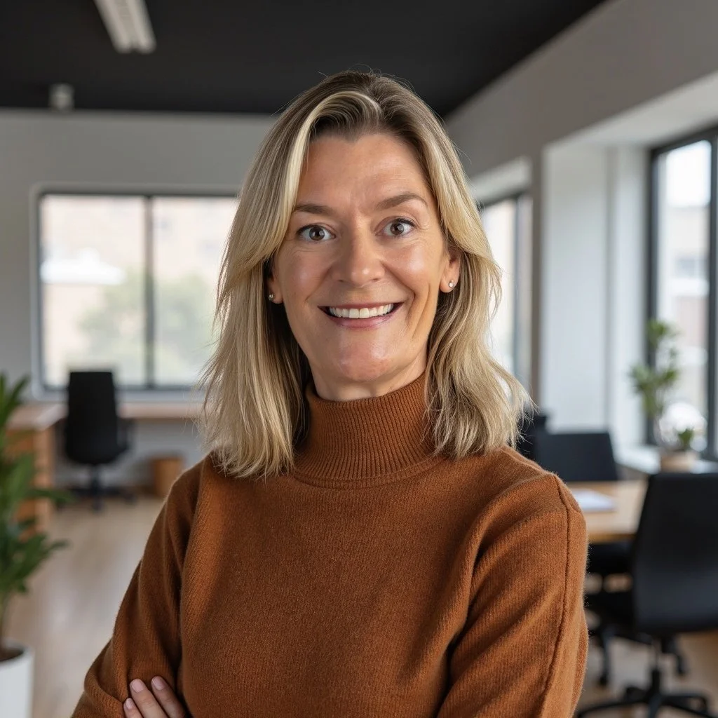 Candace Conaway, Functional Medicine Practitioner at Empowered Health and Wellness in Rehoboth Beach, DE, smiling in his office