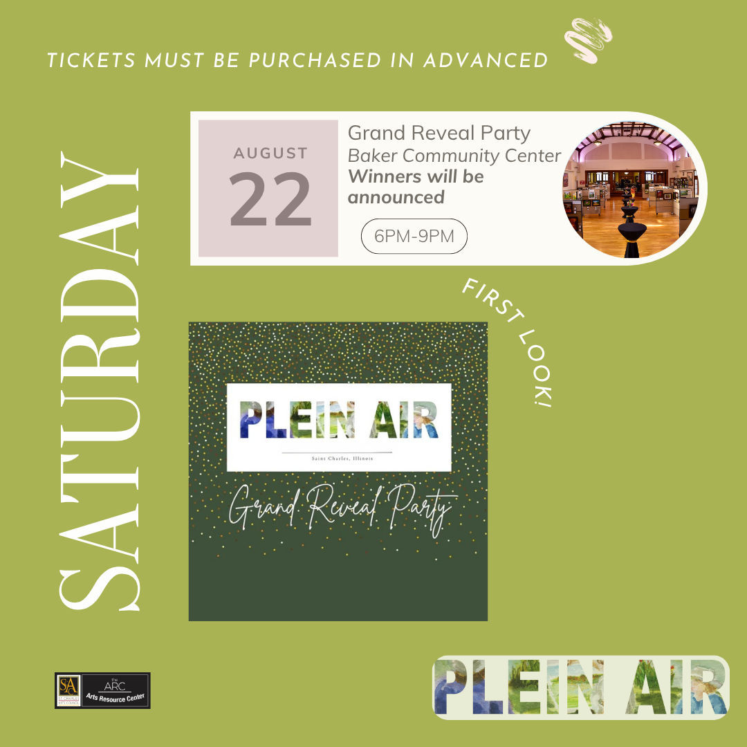 Saturday Plein Air Schedule
