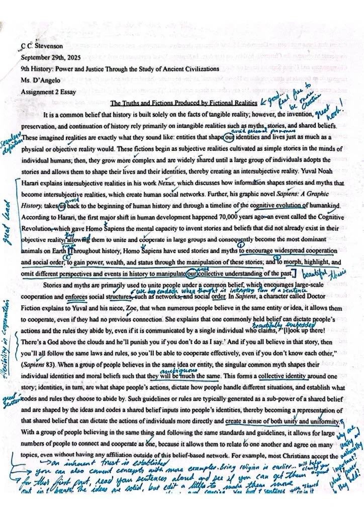 CC Stevenson - theatre - academics - dance - sports - CT based - writing