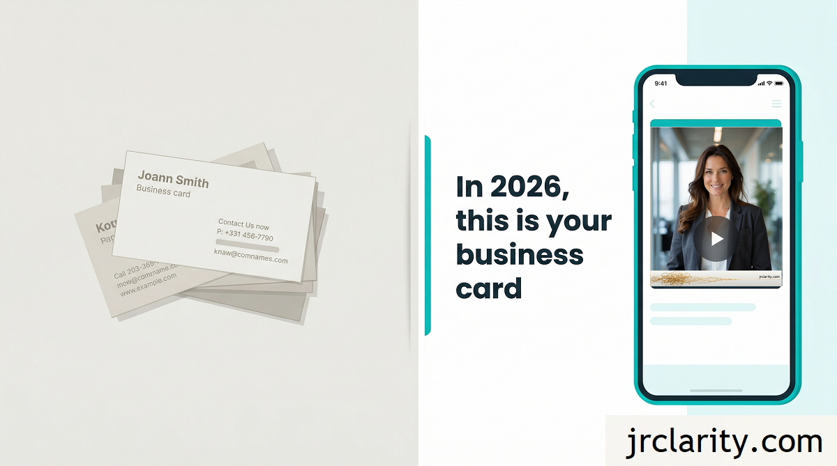 2026 Business Cards Are Pitch Videos – You’re Invisible Without One