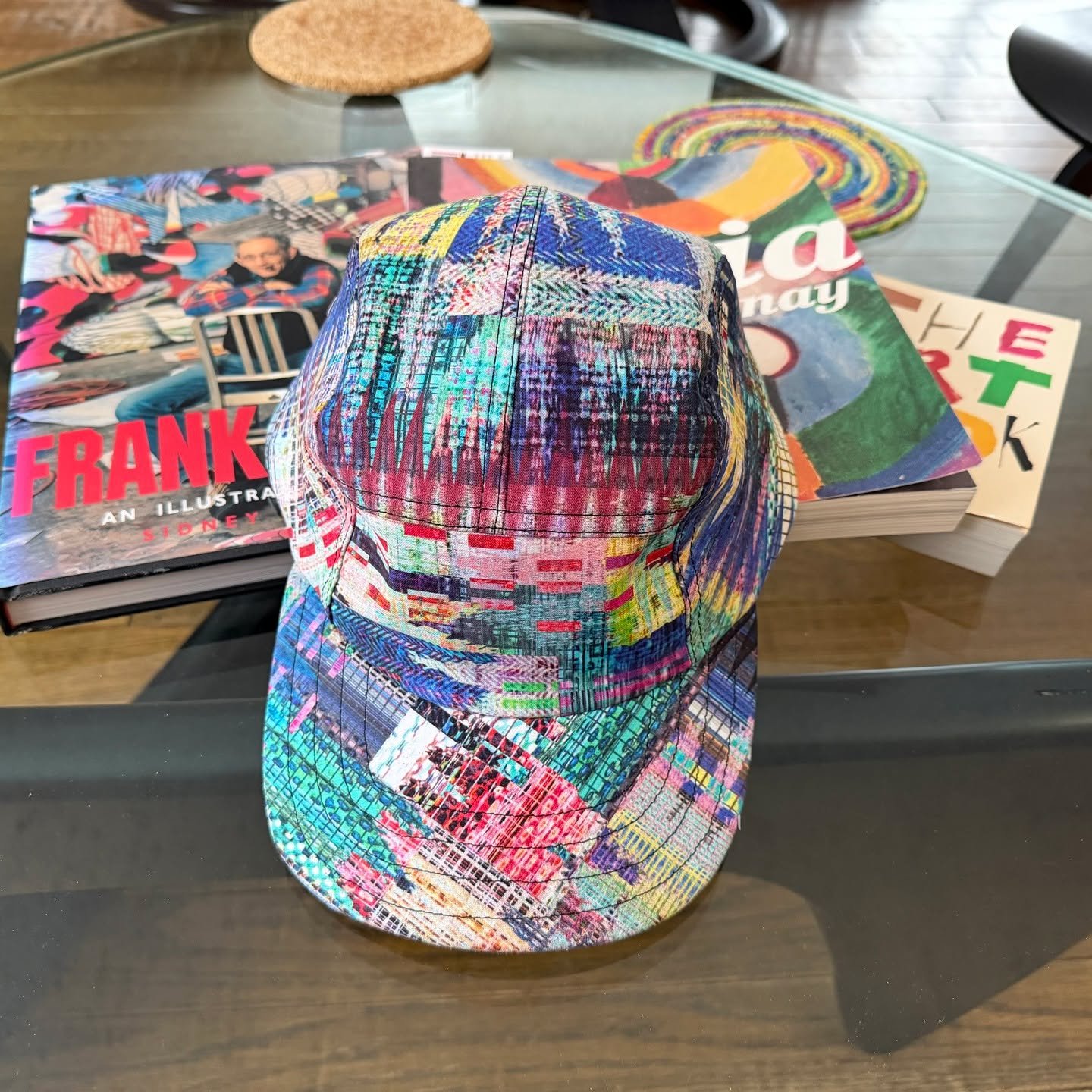 Been a few months since I last made a hat, but I finally sat down and knocked one out.
Pretty happy with how this one turned out.

Fabric is Hoffman &ldquo;Crystalia&rdquo; (Spectrum Print). I&rsquo;ve had this piece sitting in the stash for a while 