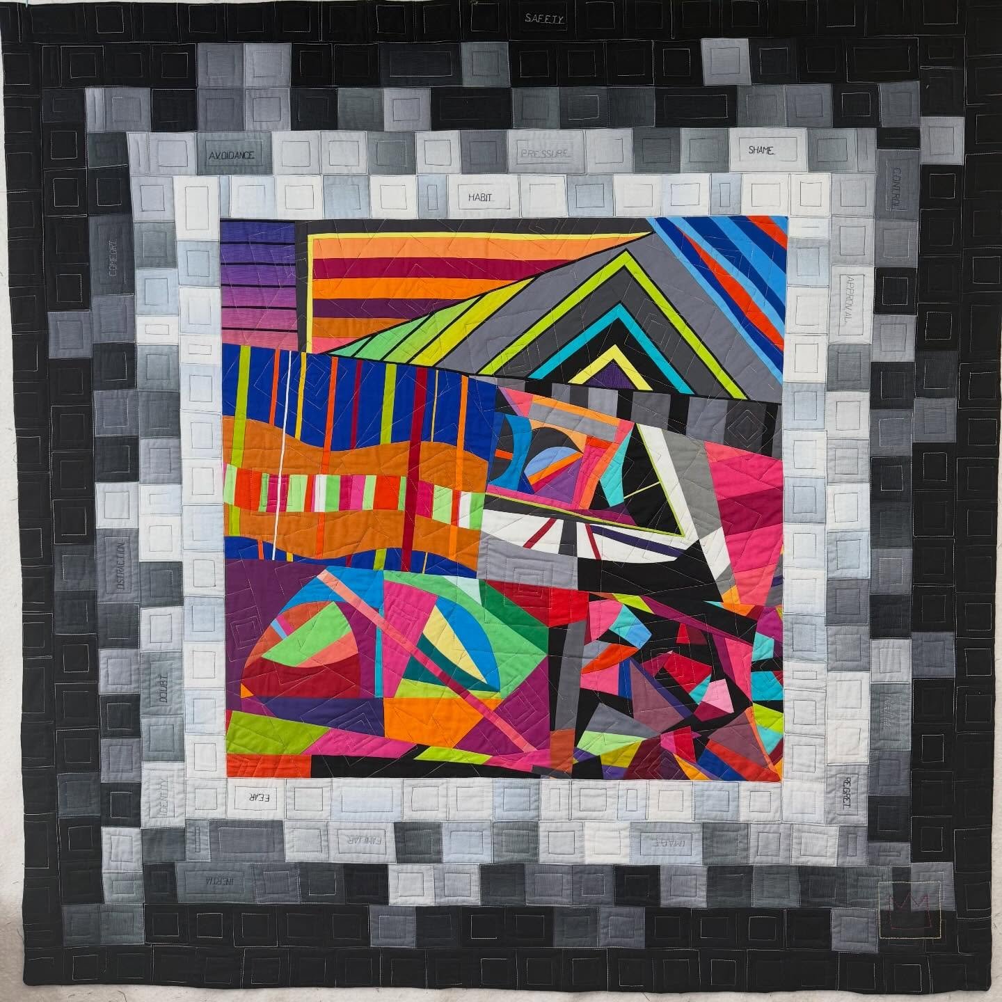 Finished &ldquo;Fragments of the Past.&rdquo;

The center is built from fragments of older work and design ideas I&rsquo;ve carried with me over time, brought together in a single composition.

The surrounding wall is made from brick-like blocks in s