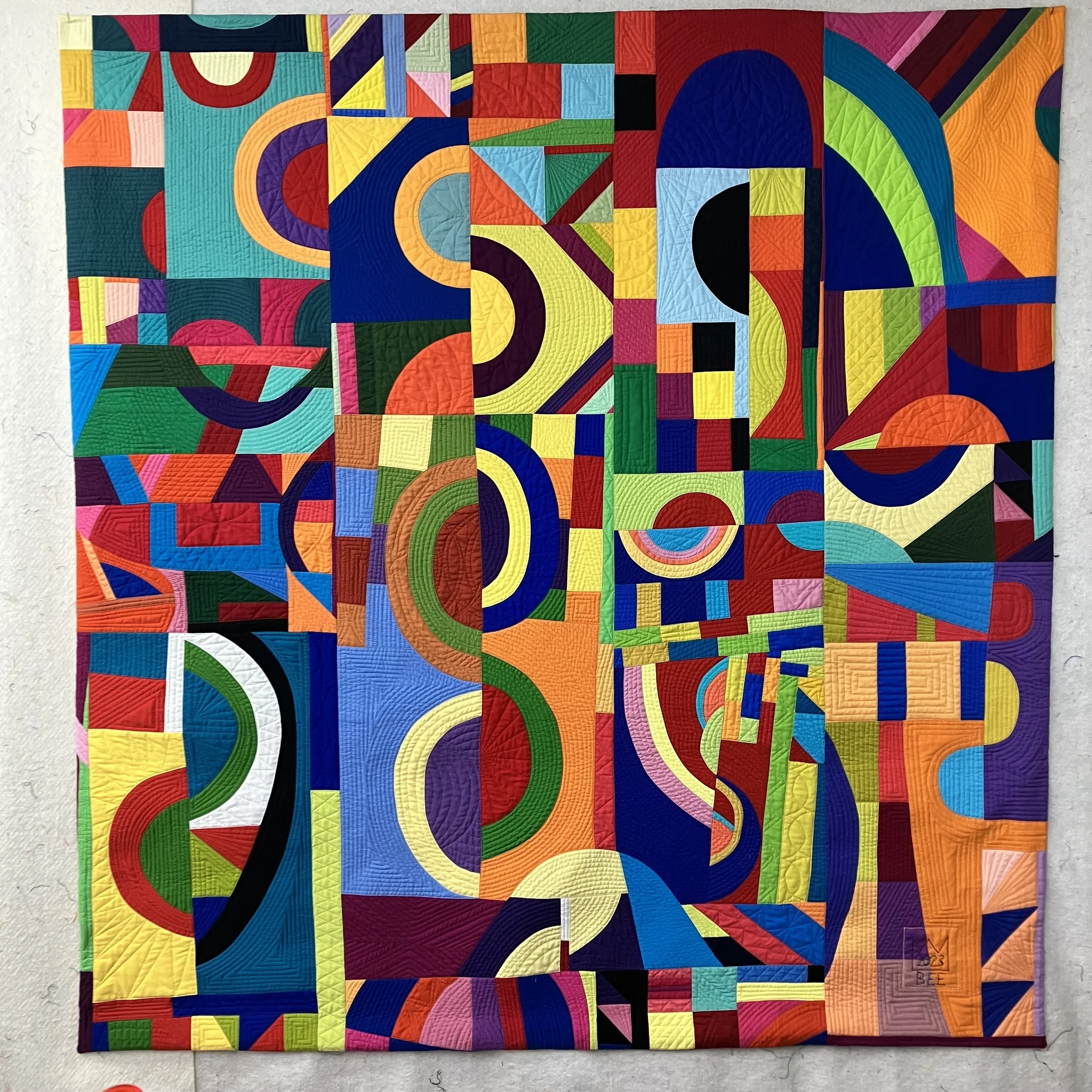 Finish quilt hanging