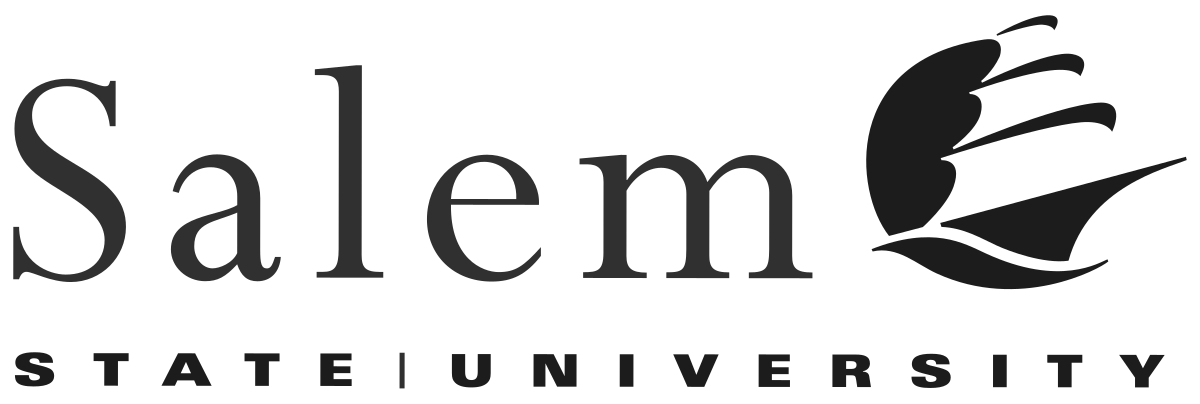 Salem State University logo featuring the name 'Salem' and a stylized sailboat icon