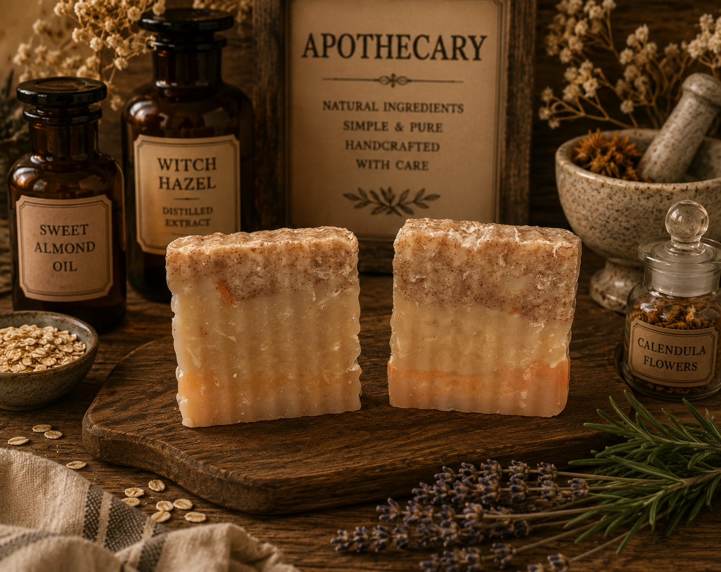 Citrus and Herb Coconut Milk Exfoliating Bar