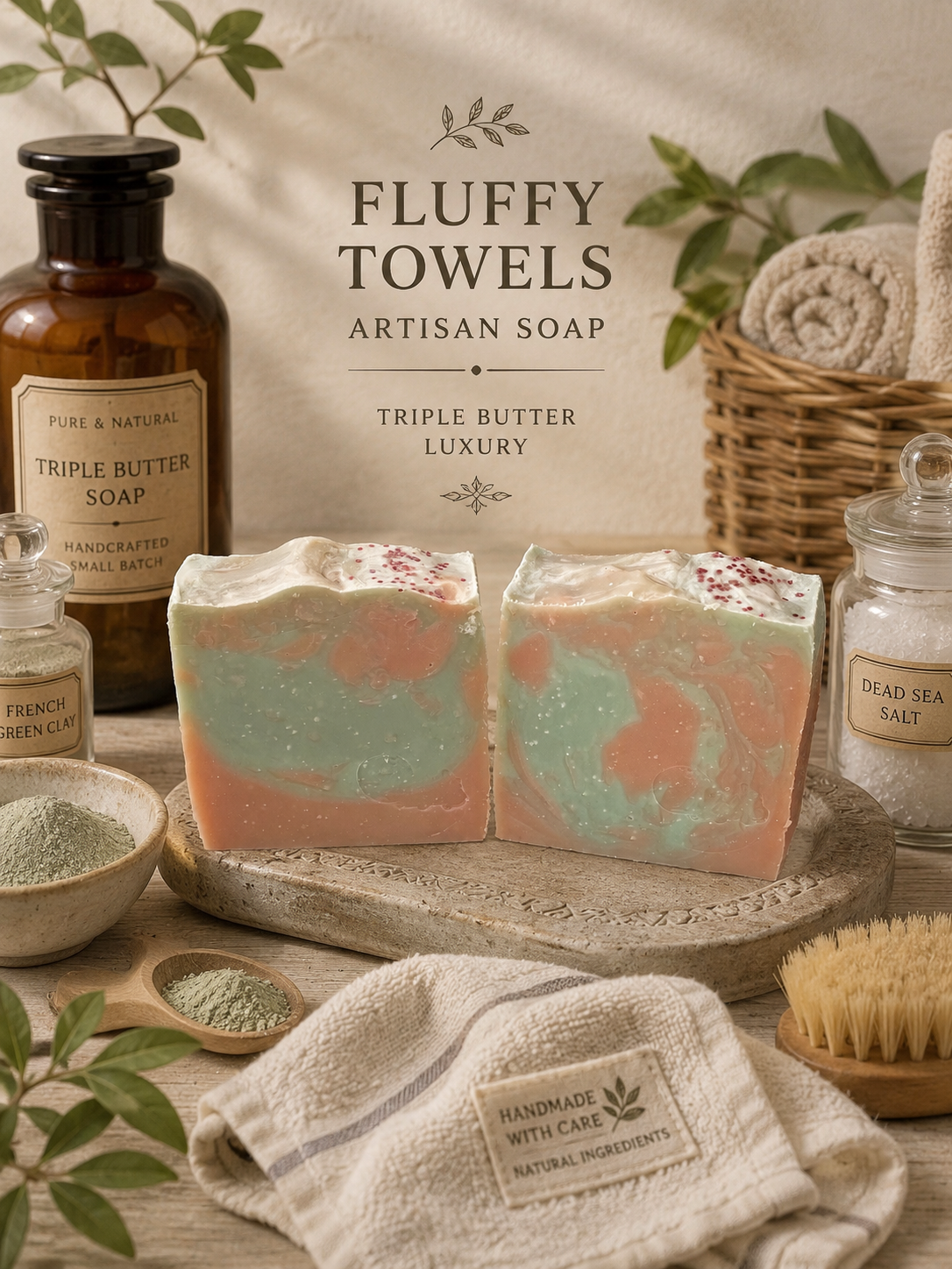Fluffy Towels Triple Butter Shea Soap