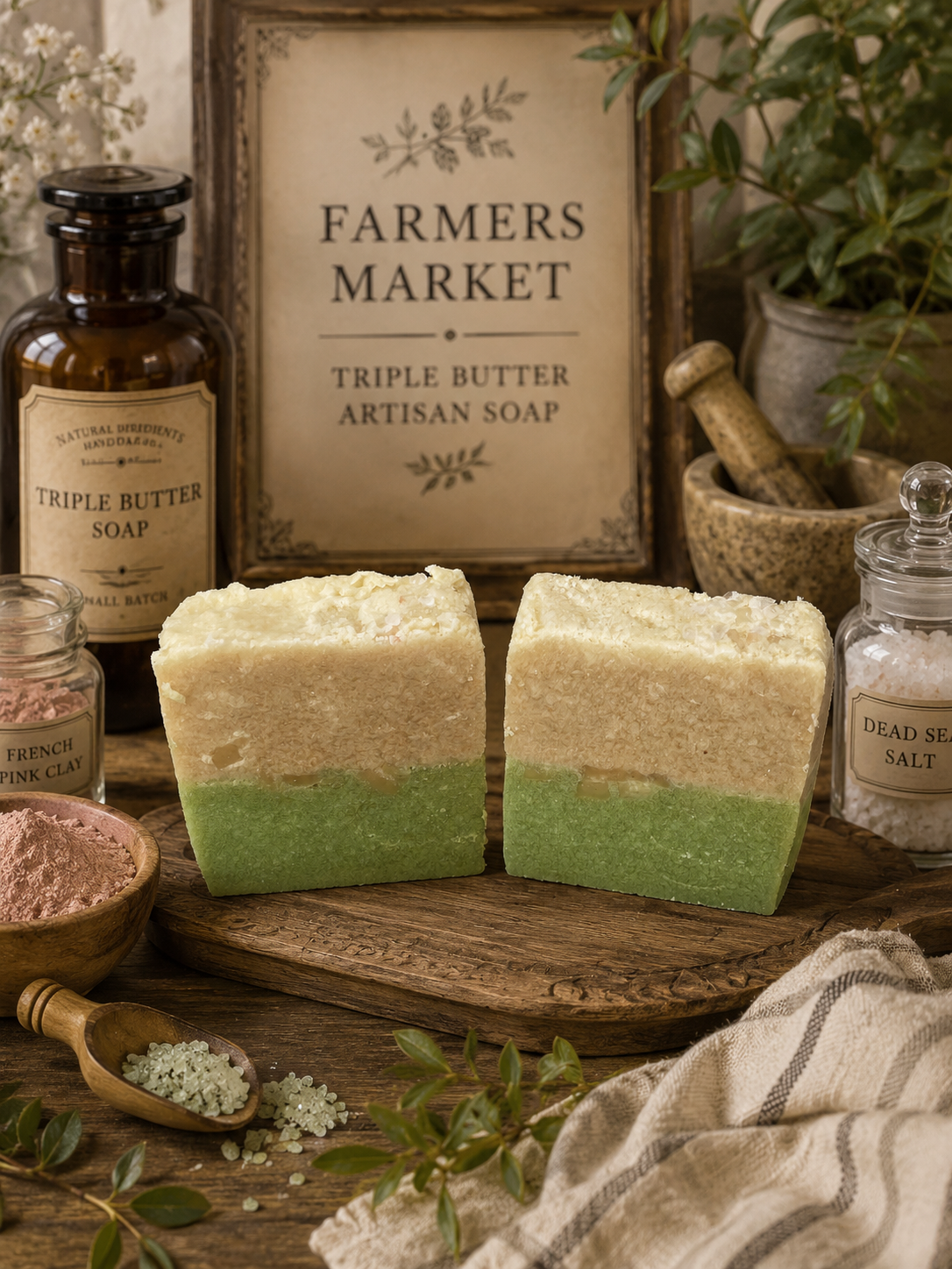 Farmers Market Triple Butter Soap
