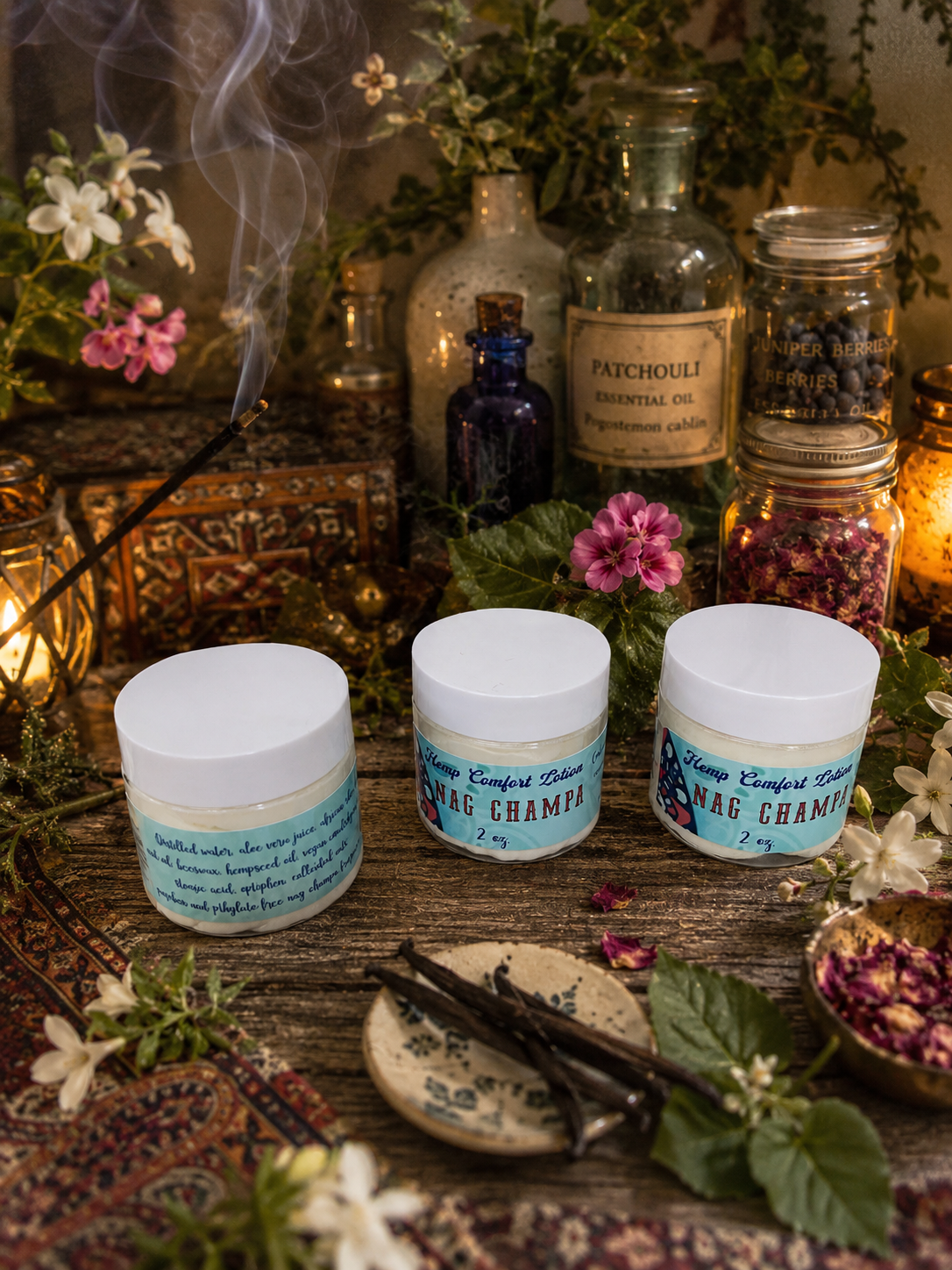 Nag Champa Hemp Lotion