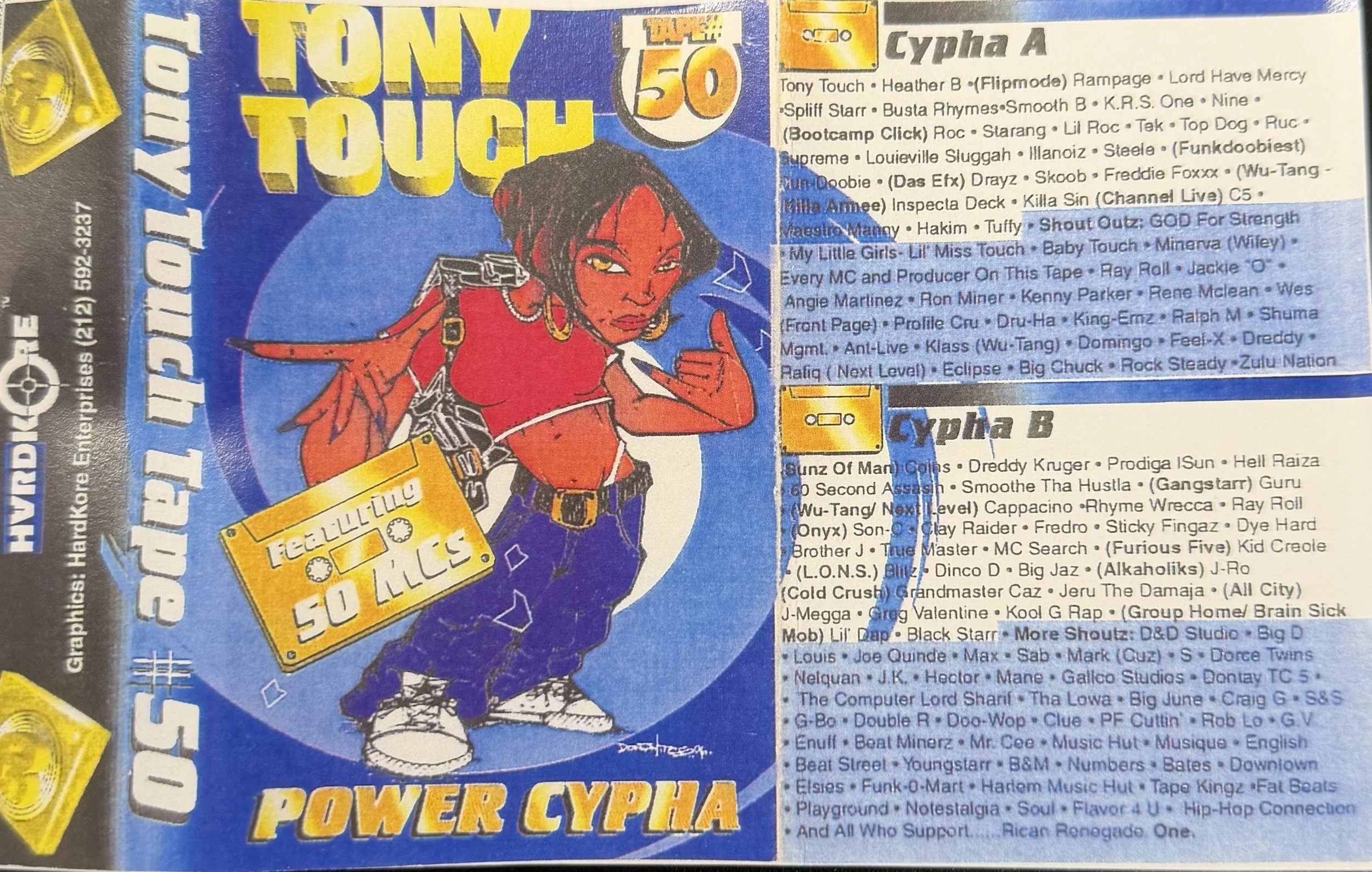 Tony Touch Tape #50 Power Cypha 50 MCs mixtape