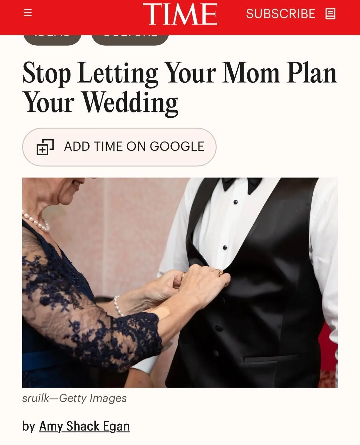 As a mom, a wife, and a wedding planner, I have a lot of opinions on the division of labor. Naturally, when @time asked me to write about it, I had a lot to say. 

TLDR: I&rsquo;ve seen couples approach wedding planning like the team sport it was mea
