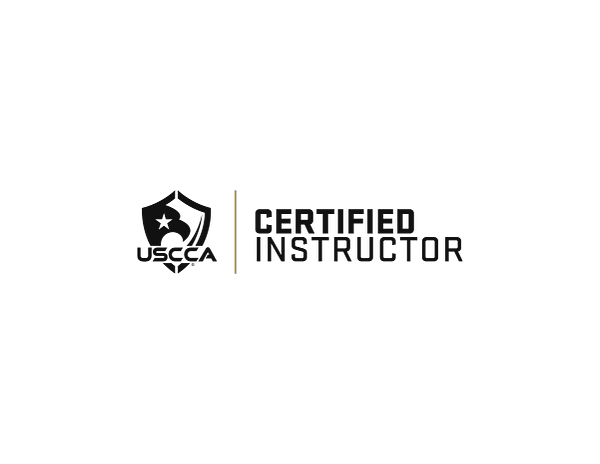 USCCA Certified Instructor logo with shield emblem and text