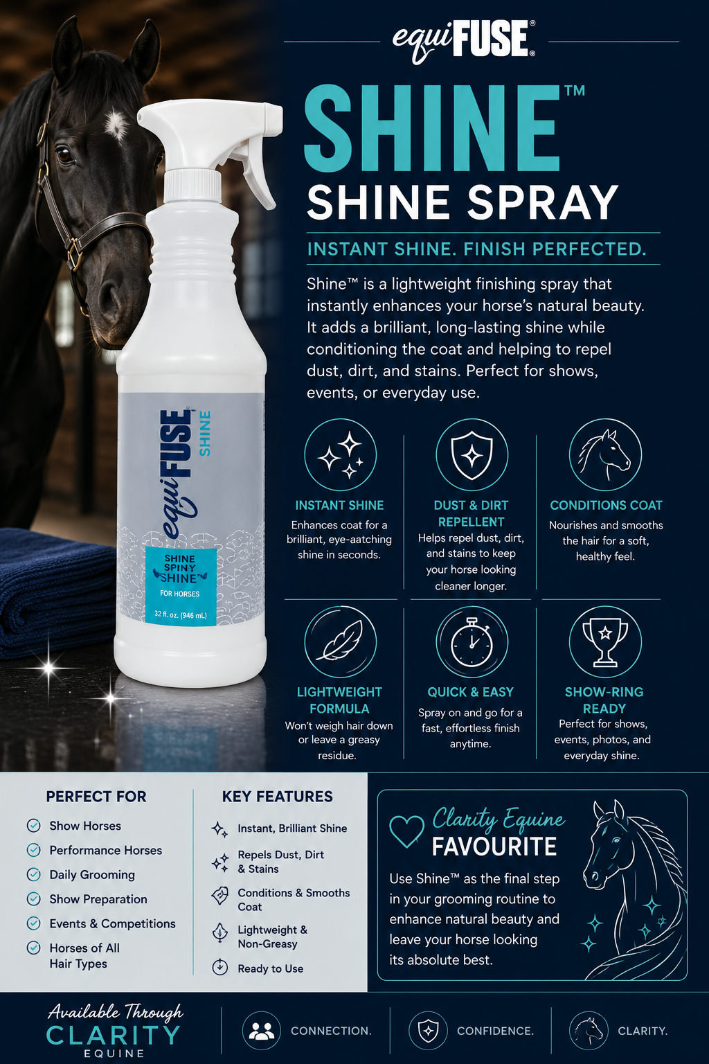 Shine™ Perfect + Shine Spray 32 oz