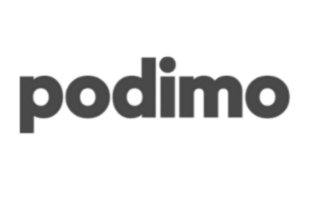 Podimo Logo in schwarzer Farbe