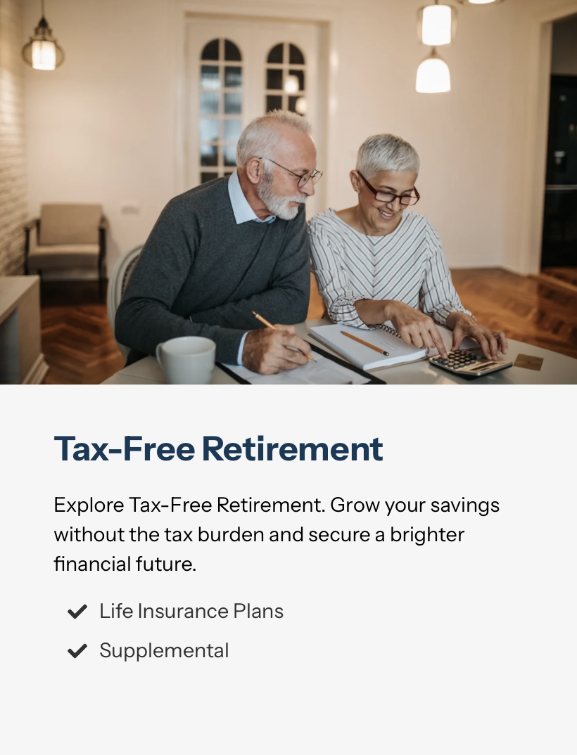 Older man and woman reviewing financial documents at a table with notebooks, a pen, and a calculator in a well-lit room.